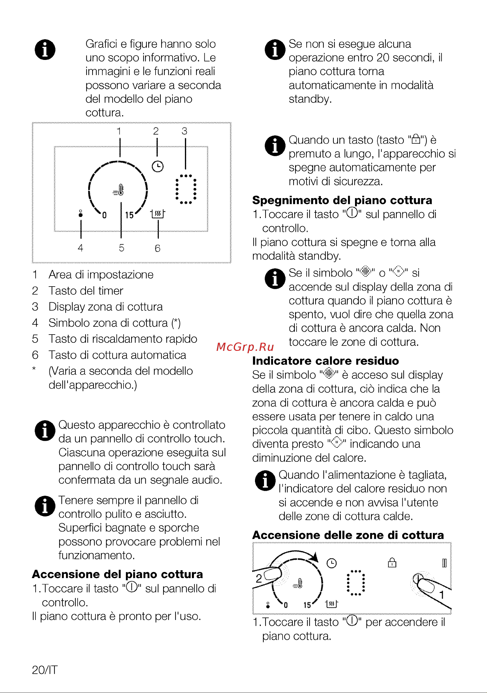 Grundig GIEI938980I GIEI938980I [52/108] Accensione del piano cottura