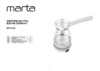 Marta MT-2140 White pearls Инструкция по эксплуатации