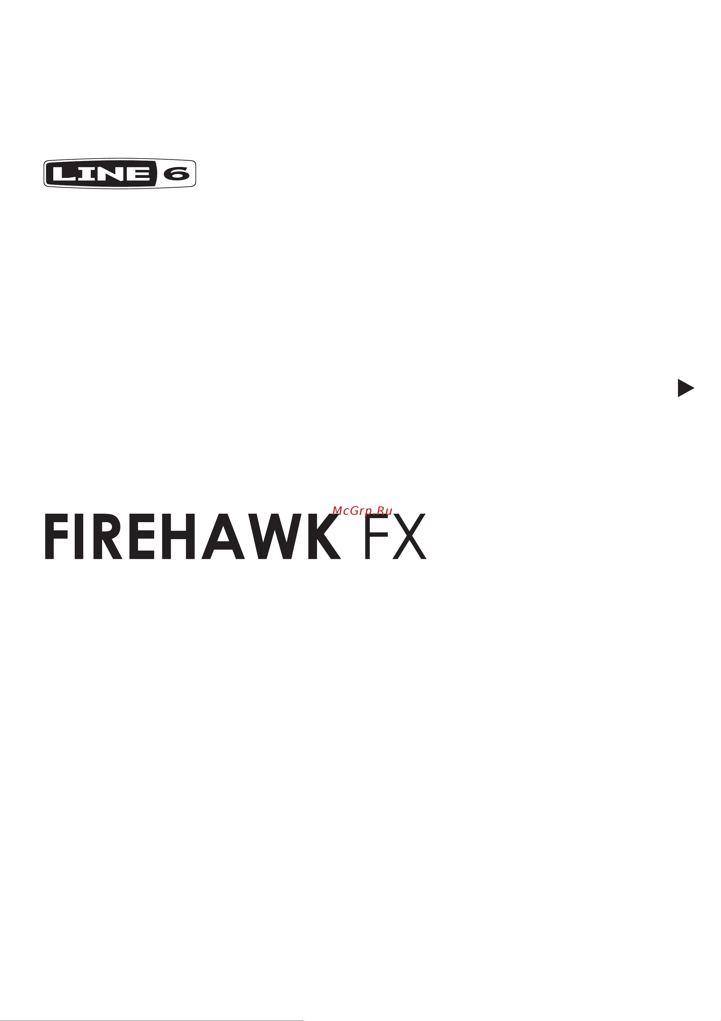 Line6 FIREHAWK FXi Инструкция по эксплуатации онлайн