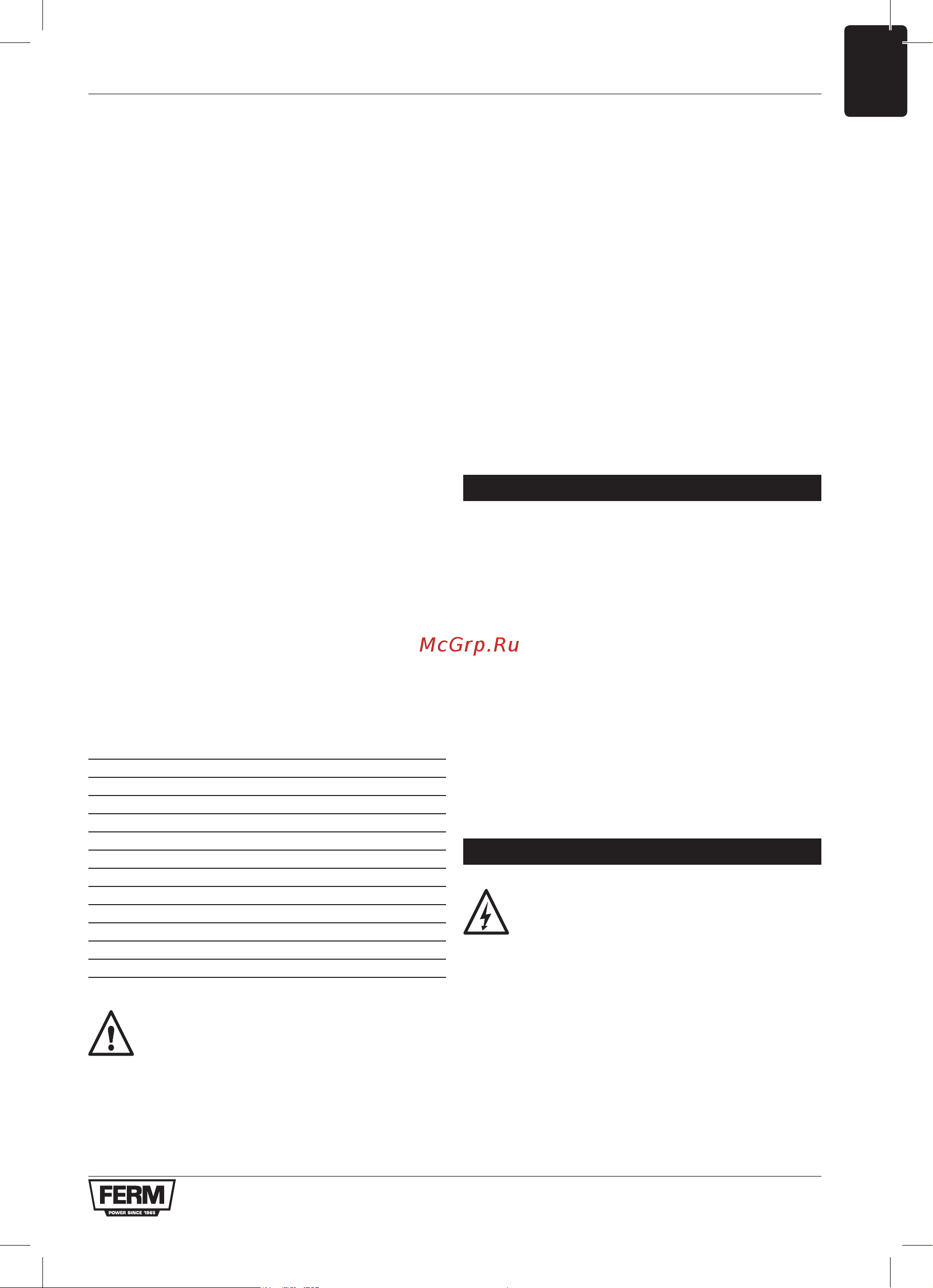 FERM BSM1024 [5/108] Assembly