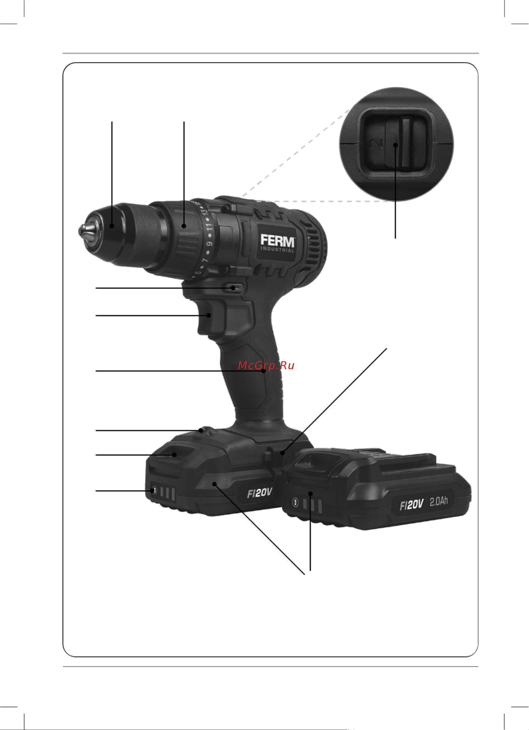 FERM CDM1147P Инструкция по эксплуатации онлайн [2/13] 646033