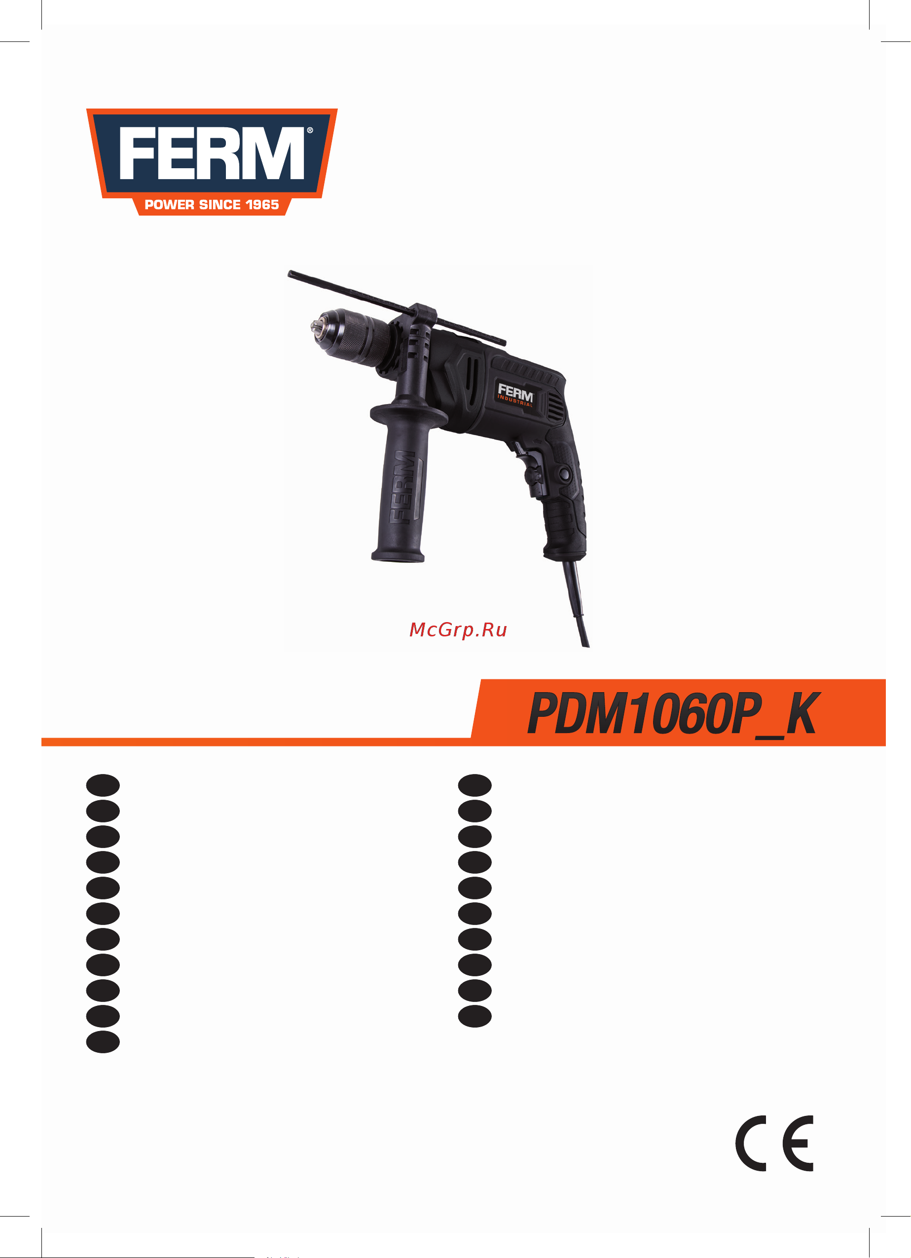 FERM PDM1060P_K Инструкция по эксплуатации онлайн