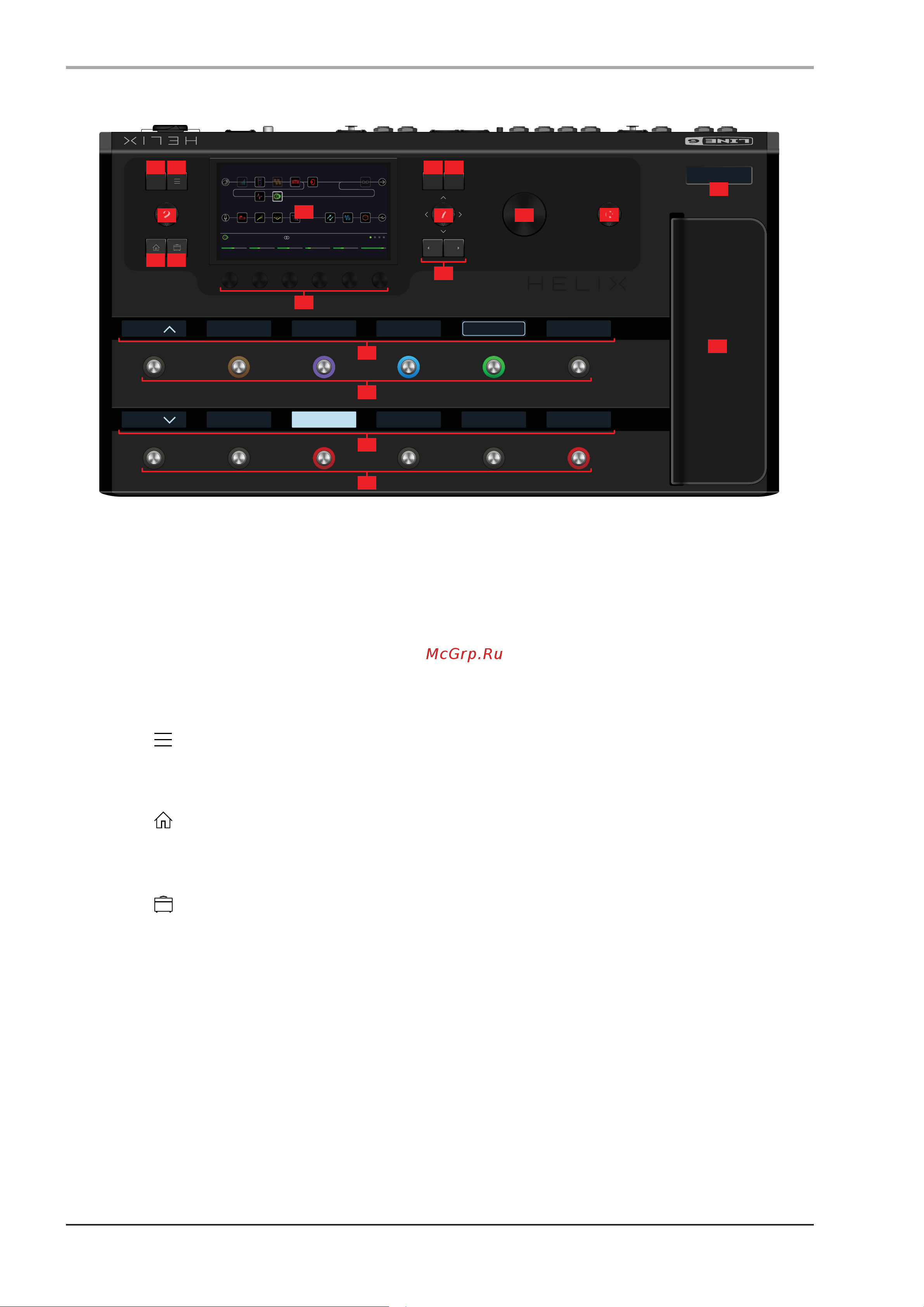 Line6 Helix [8/66] Лицевая панель