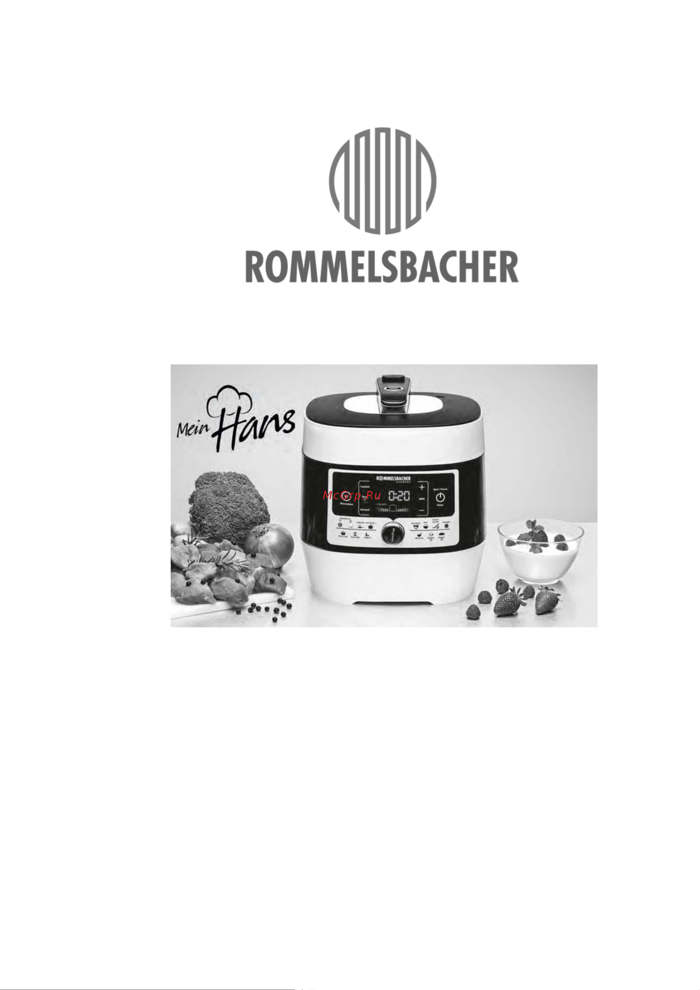Rommelsbacher MD 1000 MD 1000 Инструкция по эксплуатации онлайн