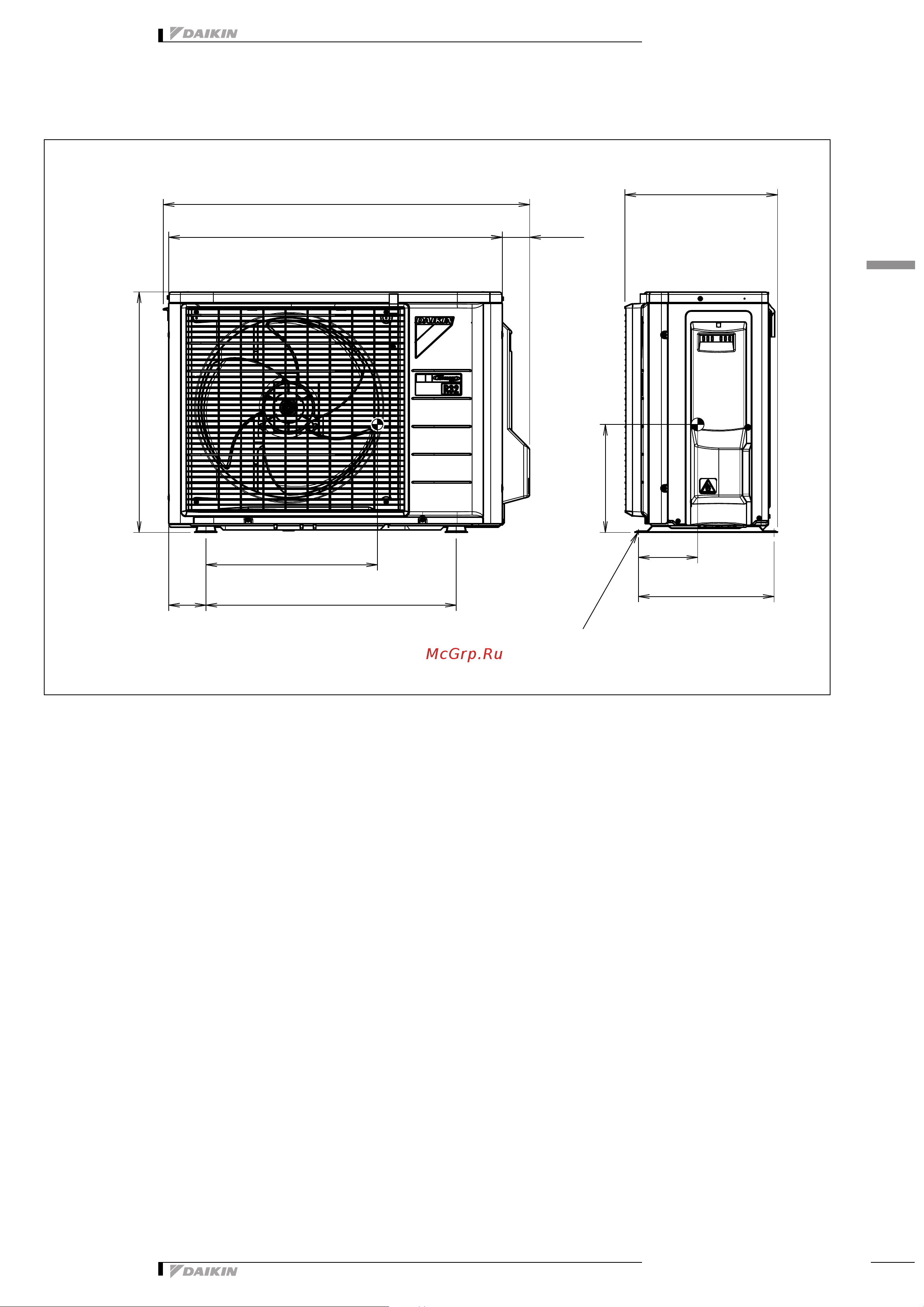 Daikin Emura FTXJ35MW/RXJ35M [98/104] 1 центр тяжести