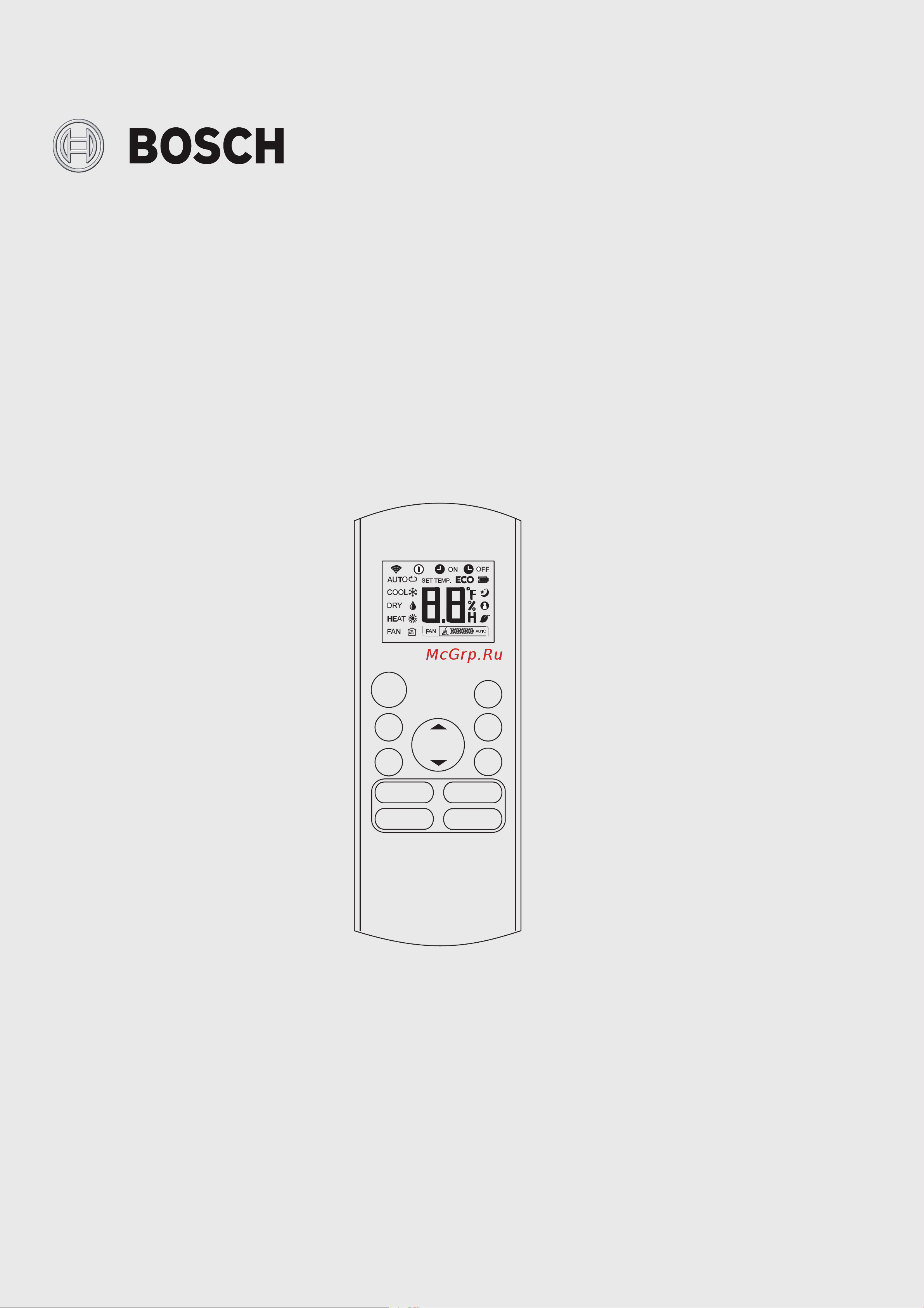 Bosch Climate 5000 RAC 2,6 Cloud [17/32] Кондиционер воздуха пульт дистанционного управления arc