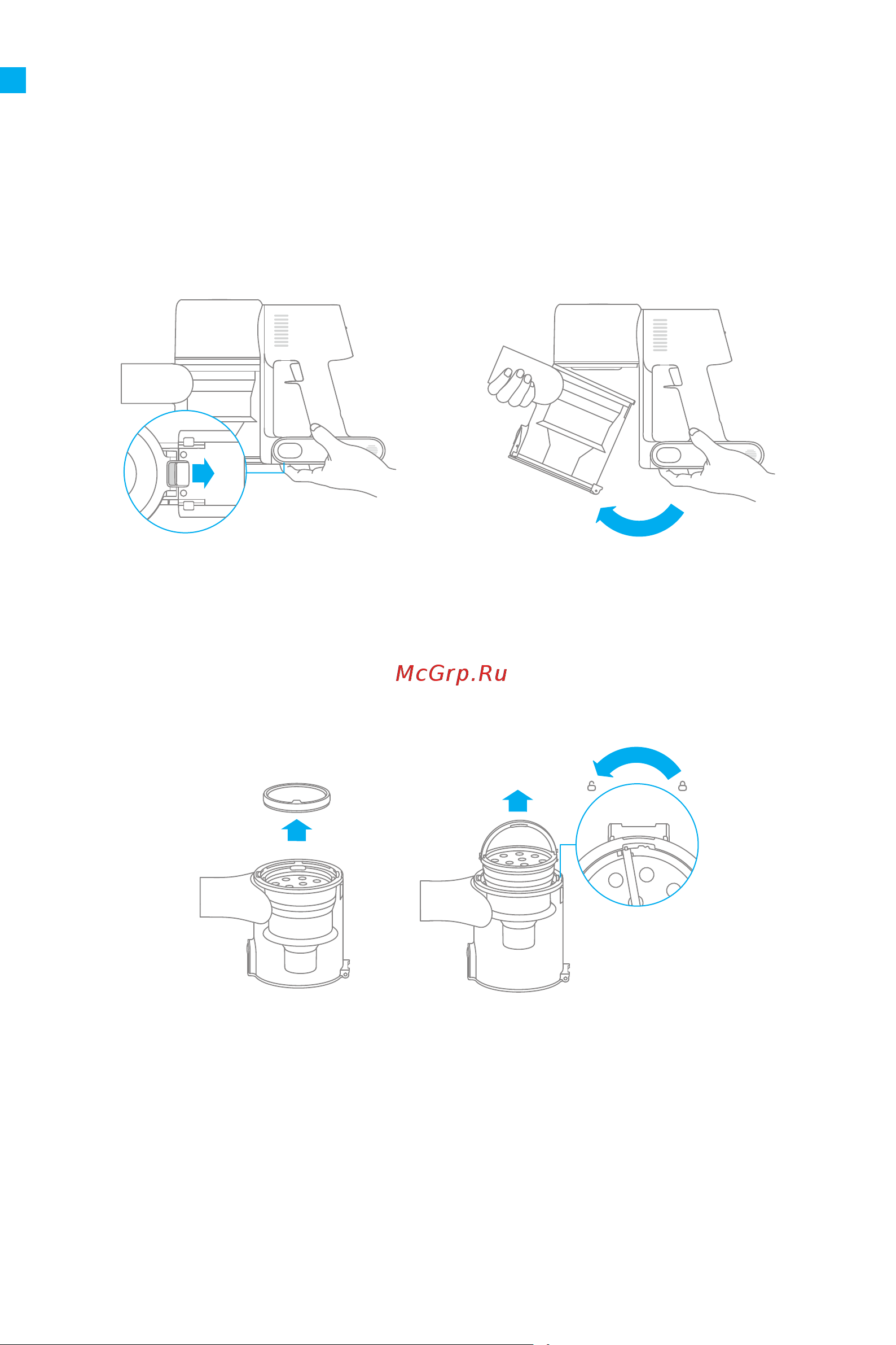Dreame Cordless Vacuum Cleaner T10 White [106/186] Cuidado y mantenimiento