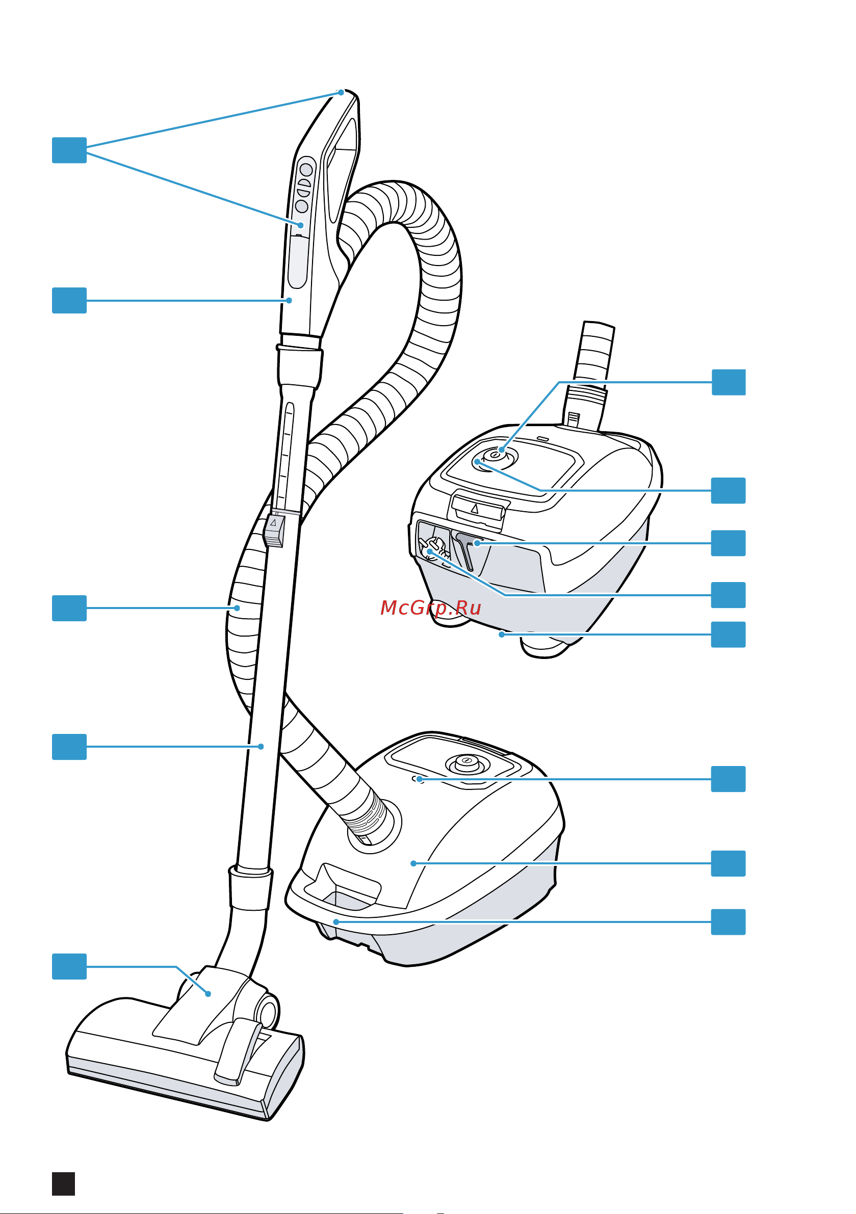 Bosch Serie 6 ProPower BGL6POW1 Инструкция по эксплуатации онлайн [3/200] 785695