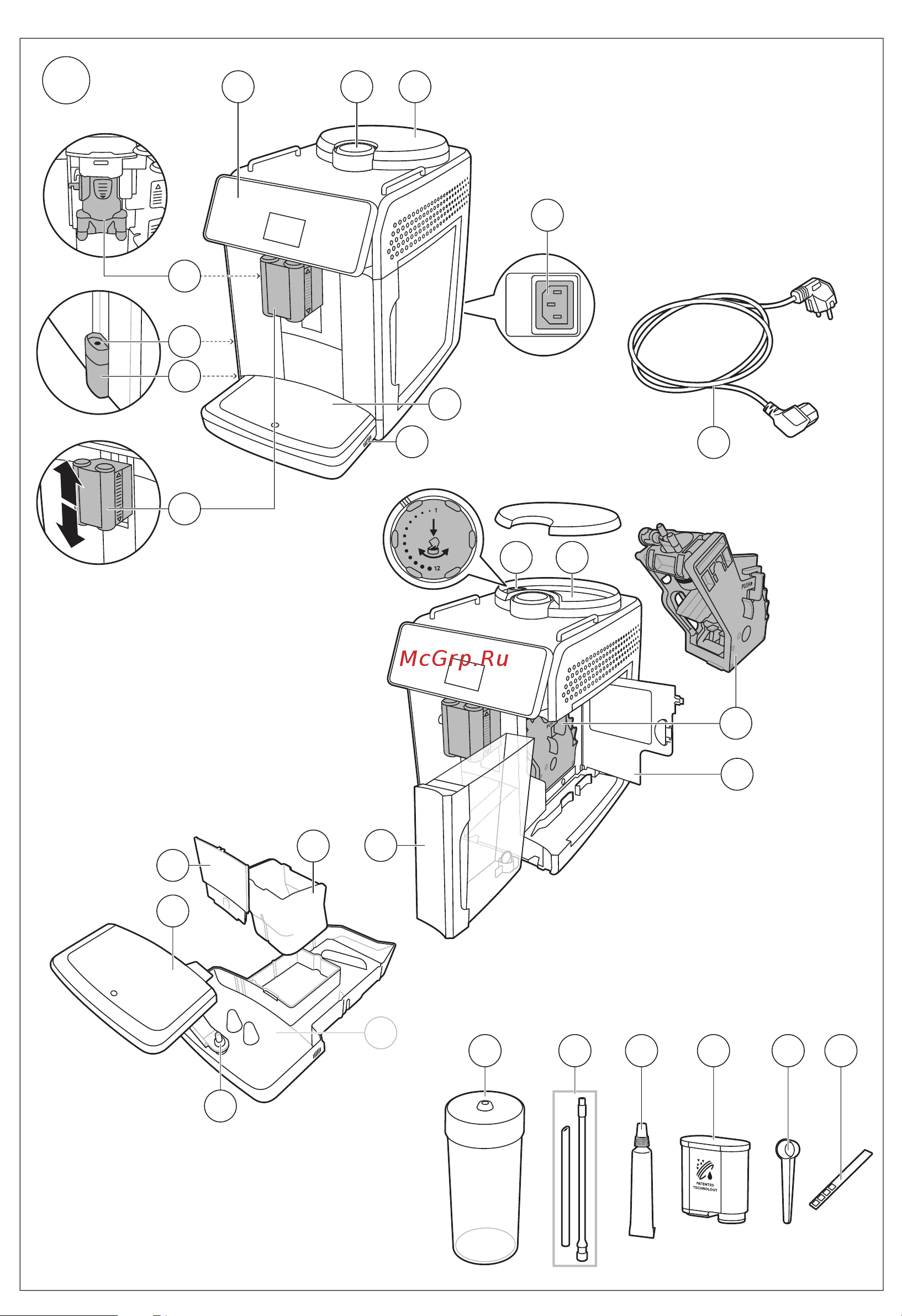 Saeco SM6580/10 [3/574] A23 a22 a21