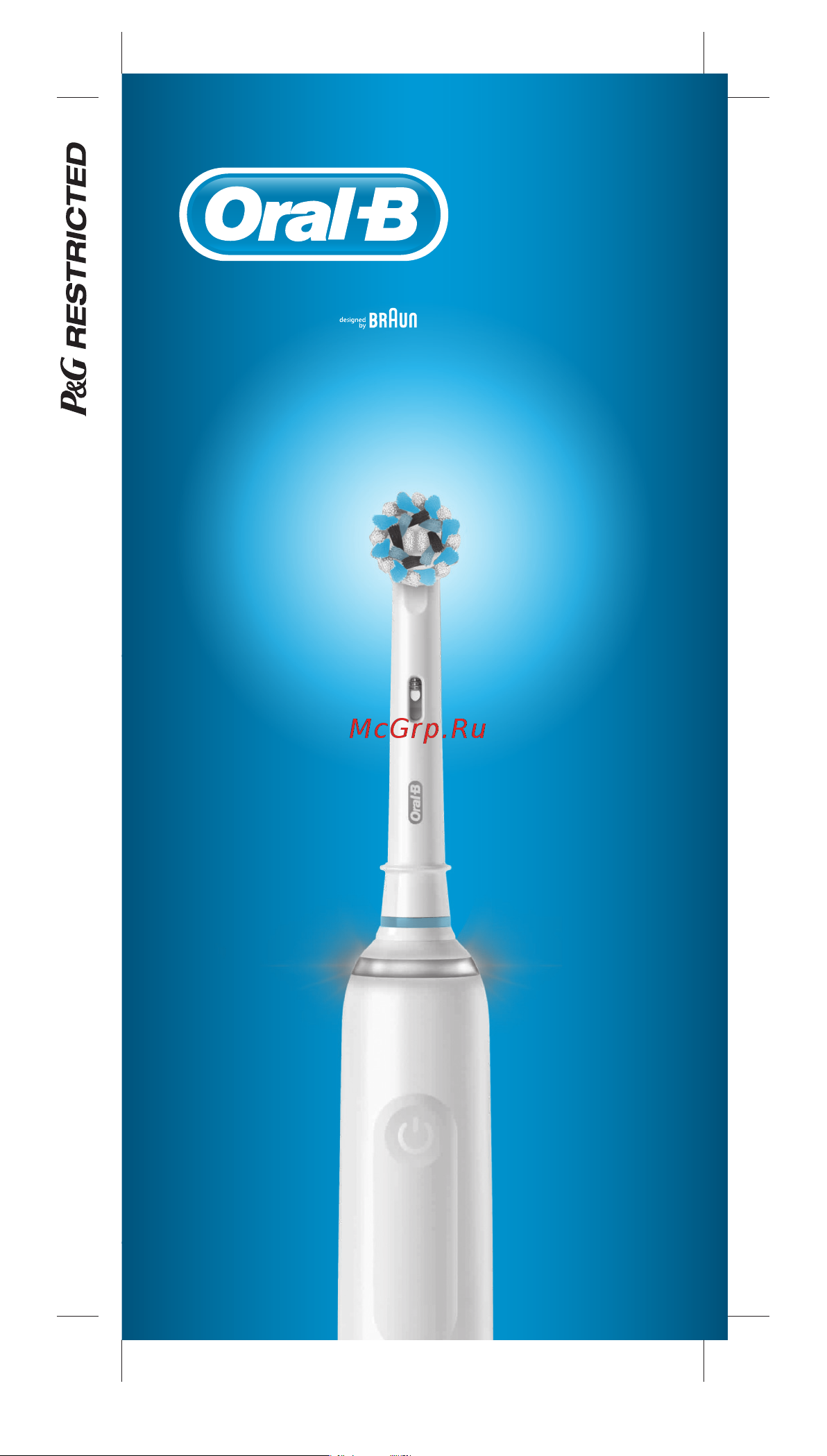 Braun ORAL-B Pro 3 D505.513.3X Black Инструкция по эксплуатации онлайн