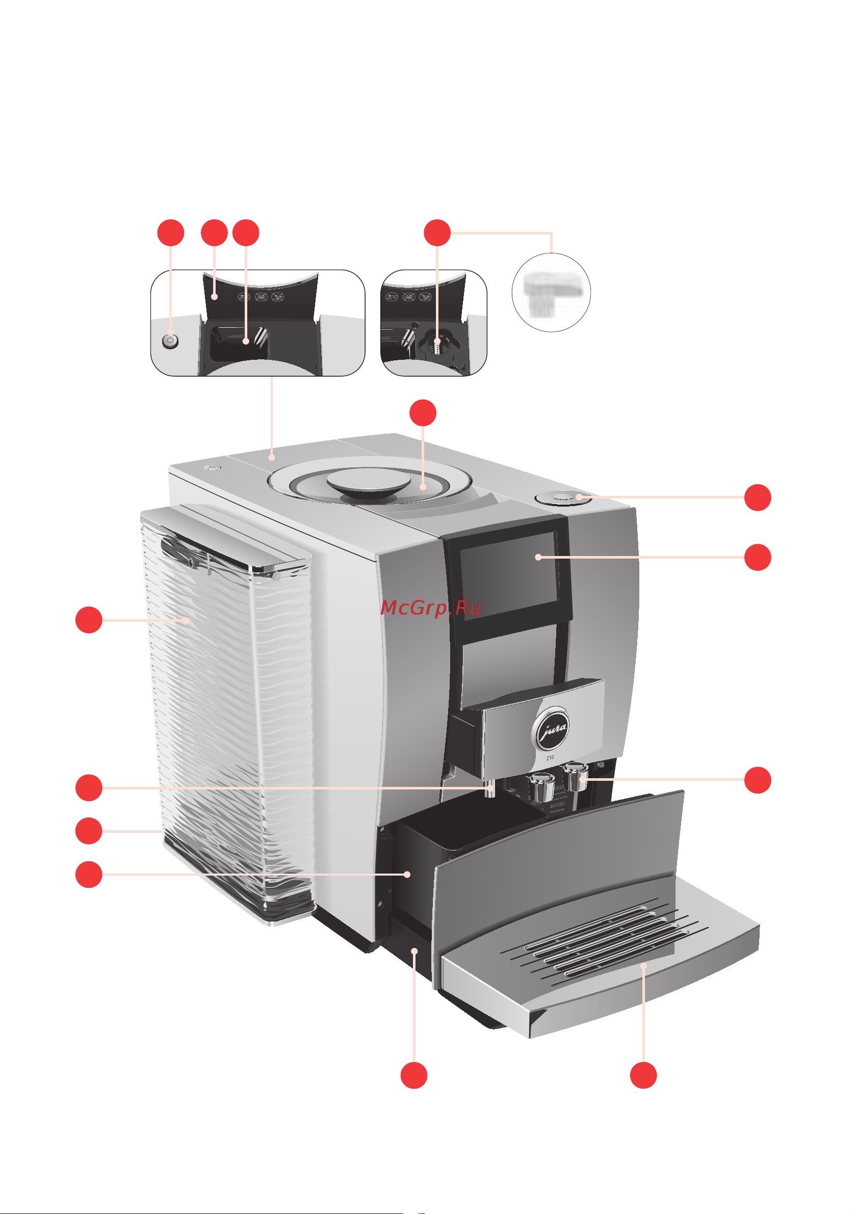 Jura Z10 ALUMINIUM WHITE Инструкция по эксплуатации онлайн [4/48] 646746