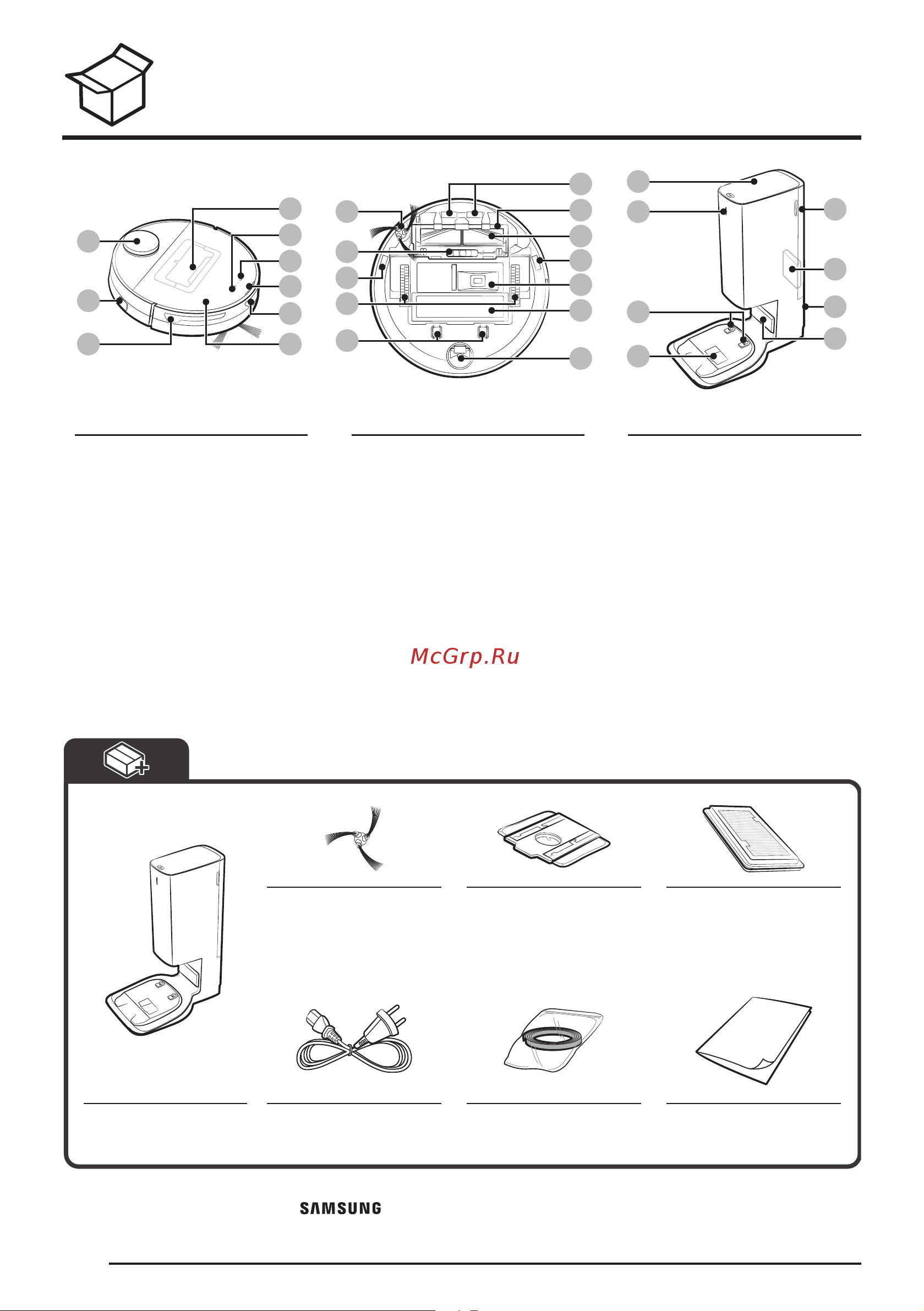 Samsung VR30T85513W [2/76] Для нормального пользования функциями jet bot необходимо соединение с приложением smartthings