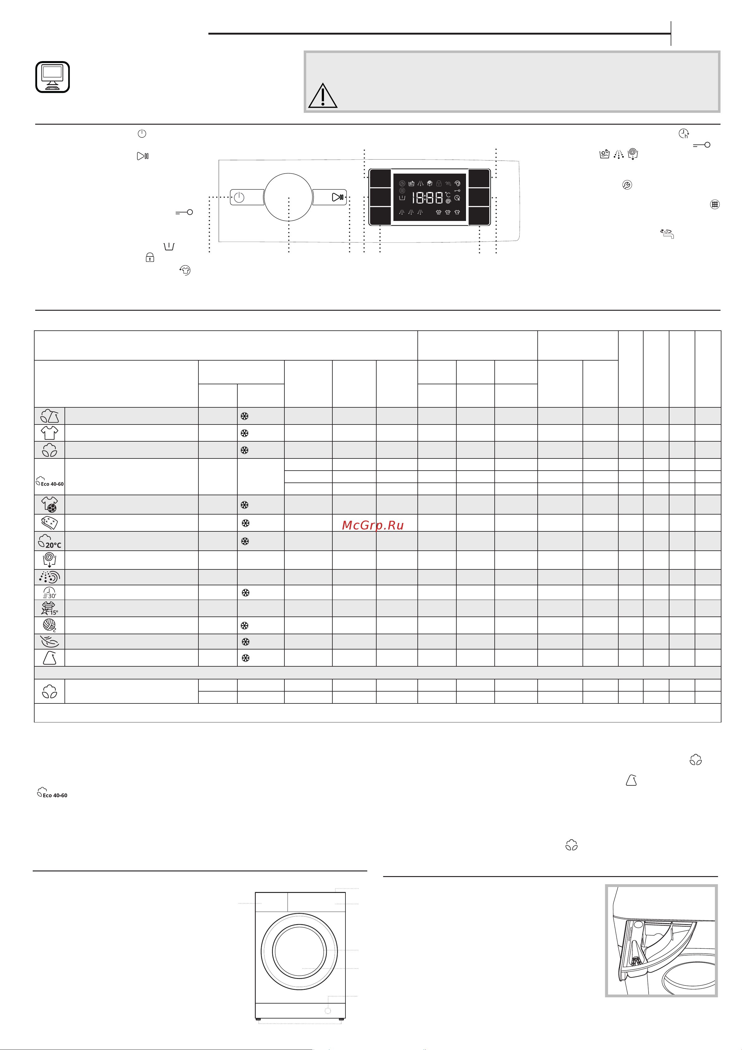 Whirlpool BI WMWG 91484E EU Инструкция по эксплуатации онлайн