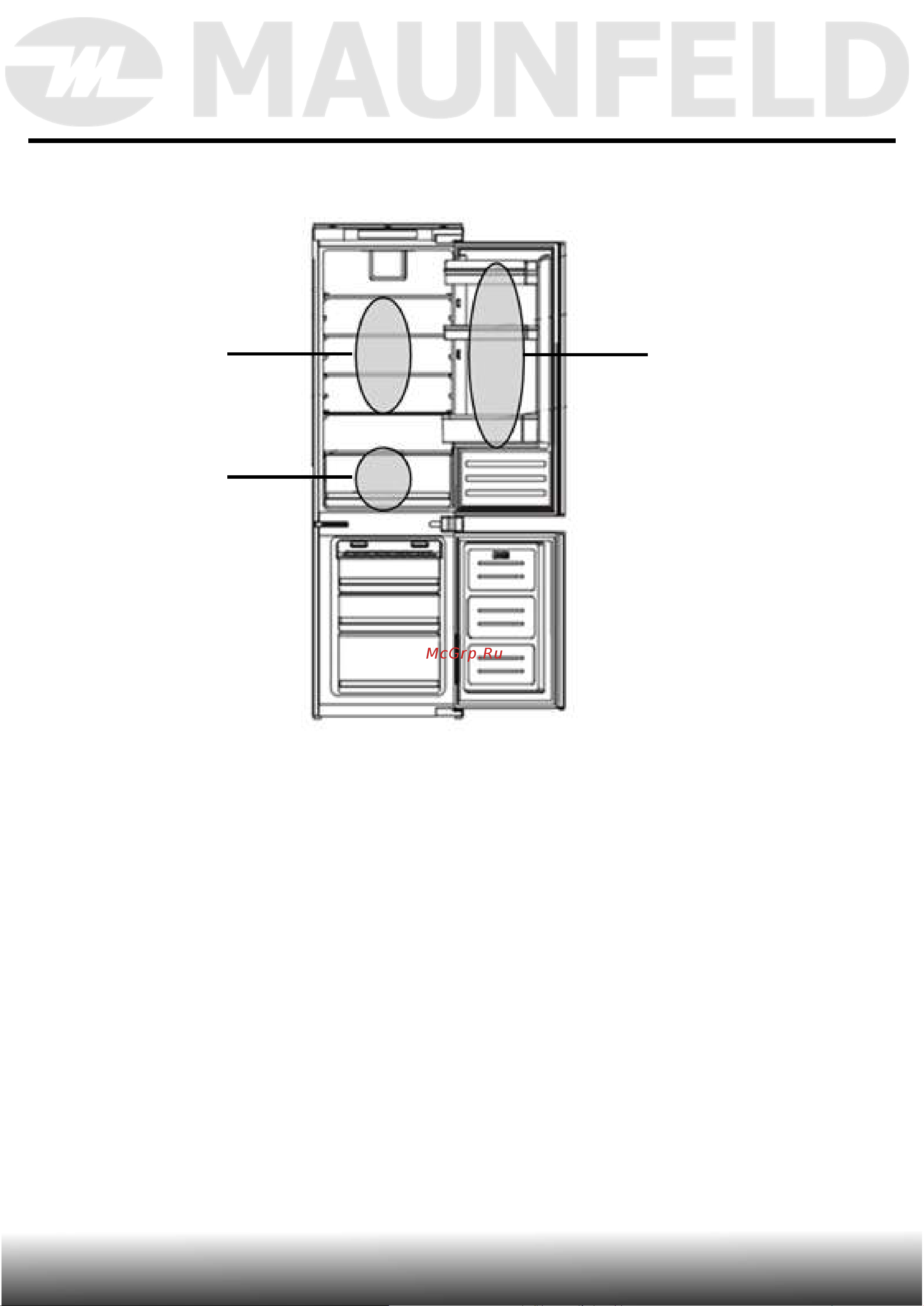 Maunfeld MBF193SLFW [27/44] Схема размещения продуктов