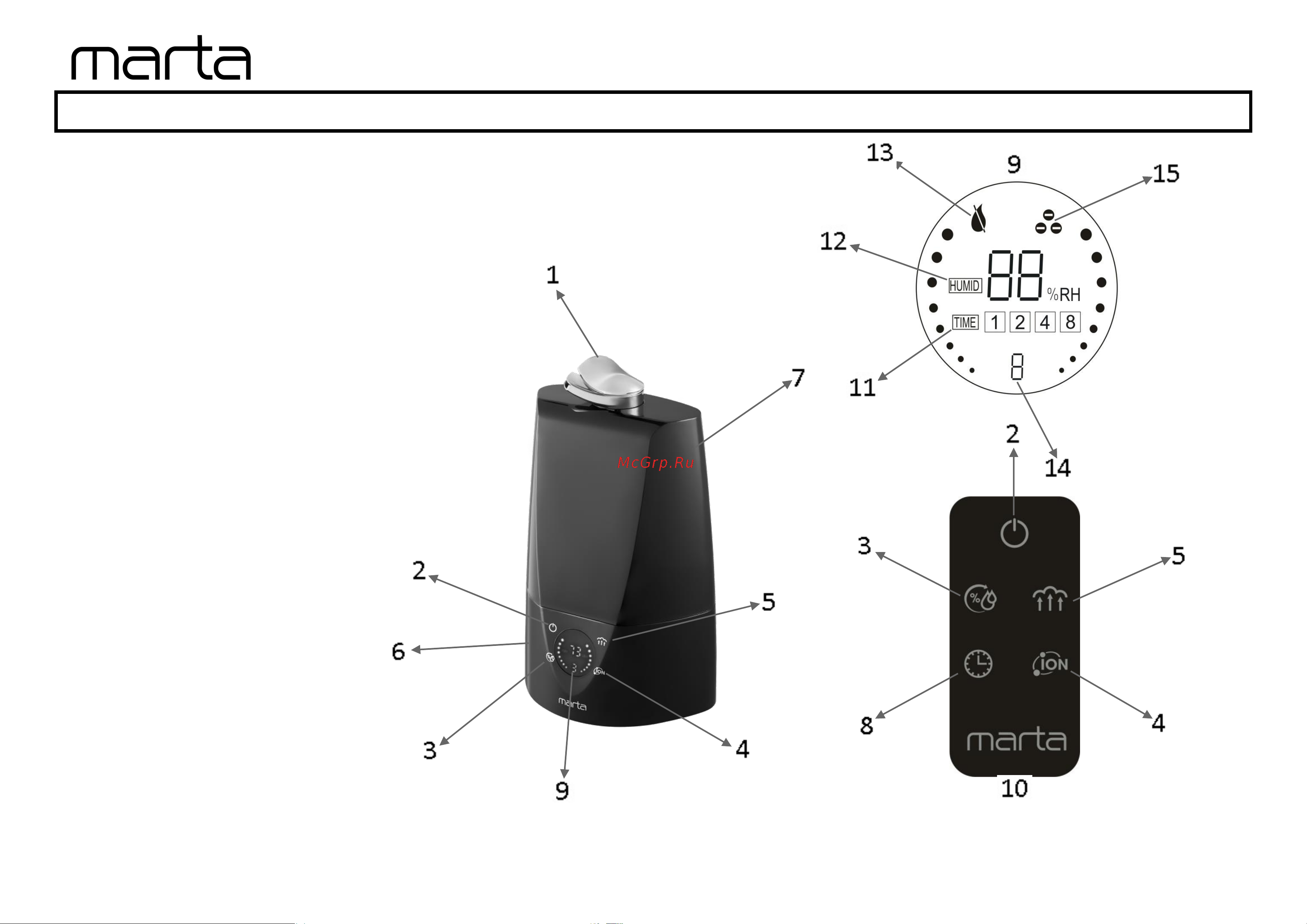 Marta MT-2372 [2/9] Описание