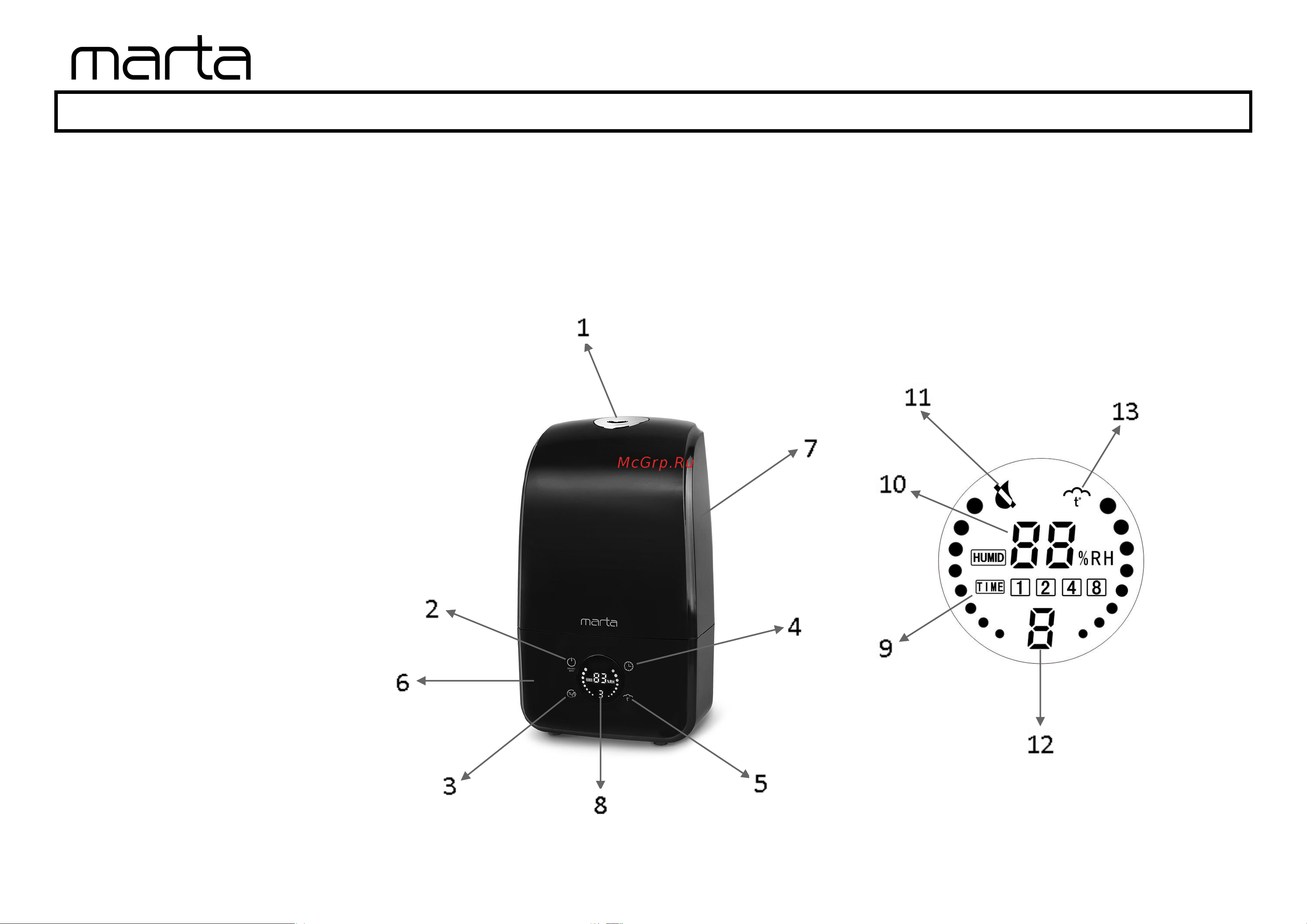 Marta MT-2381 [2/10] Описание