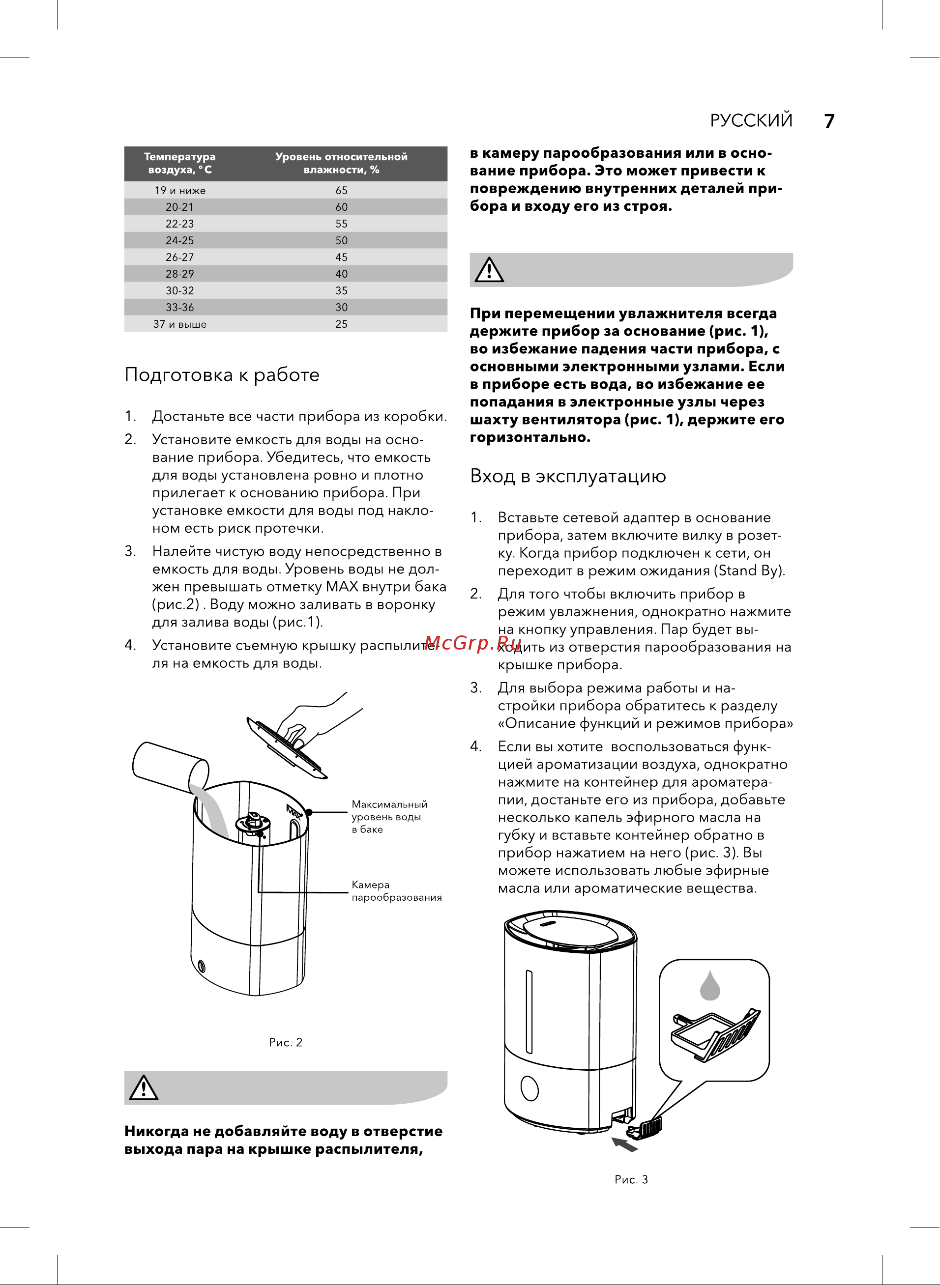 Electrolux EHU-6010D UltraLine [7/16] Вход в эксплуатацию