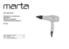 Marta MT-1495 Blue Aquamarine Инструкция по эксплуатации