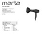 Marta MT-1498 Copper Anthracite Инструкция по эксплуатации