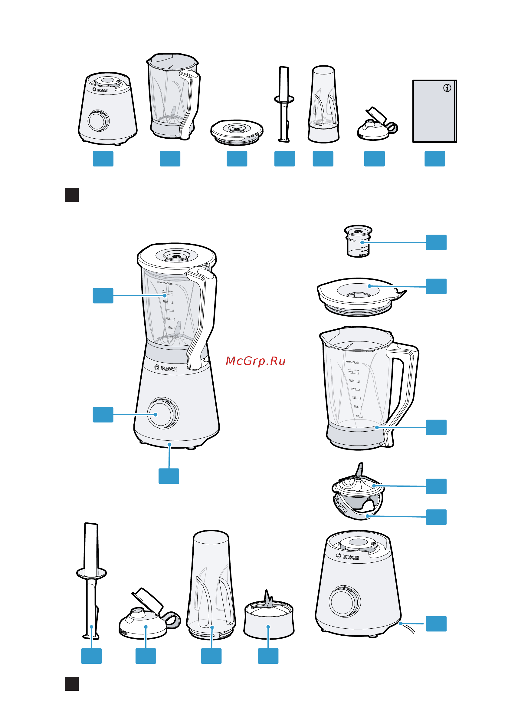 Bosch MMB6172B Инструкция по эксплуатации онлайн [2/300] 647521