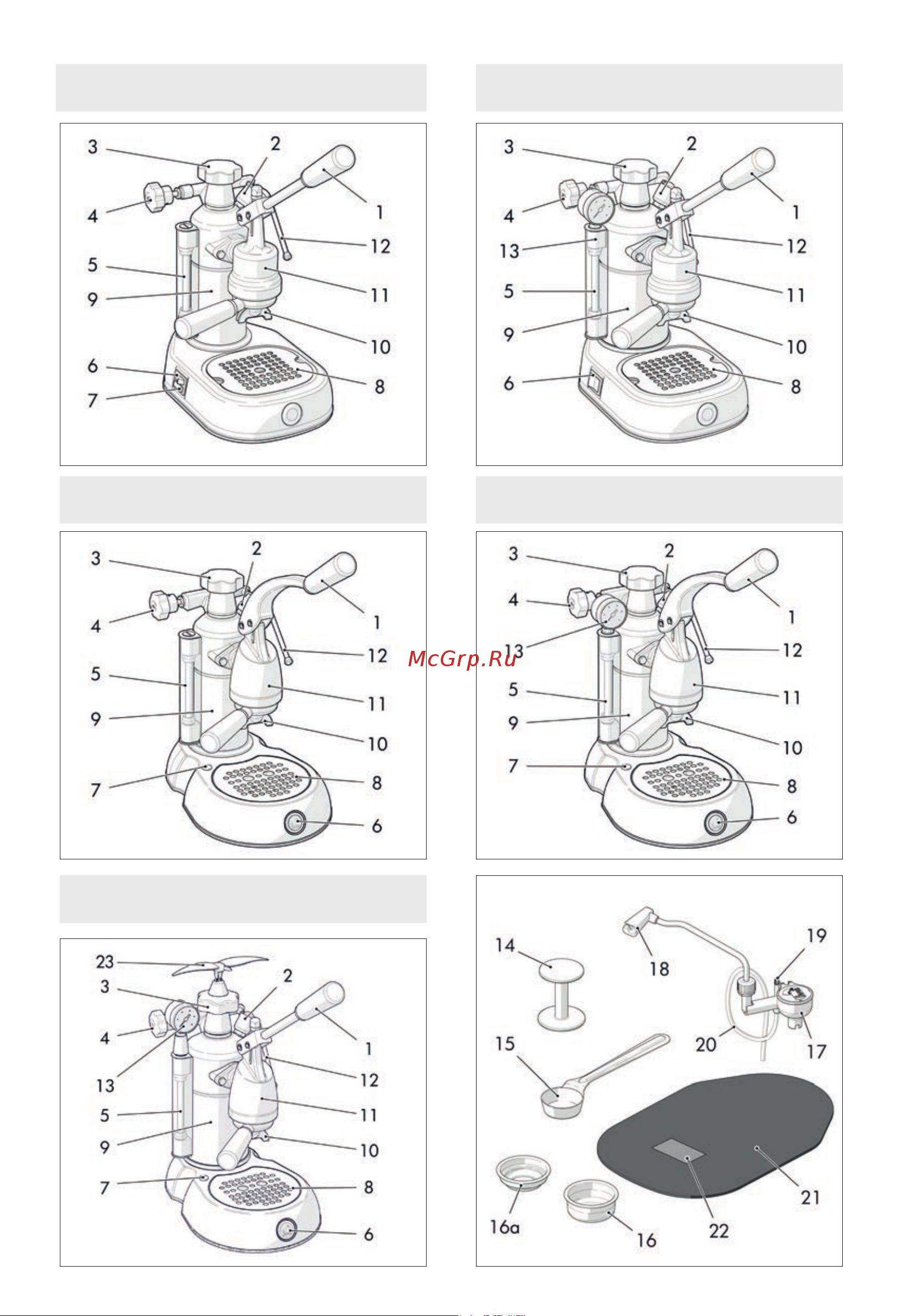 La Pavoni LPLELQ01EU Инструкция по эксплуатации онлайн [2/201] 647809