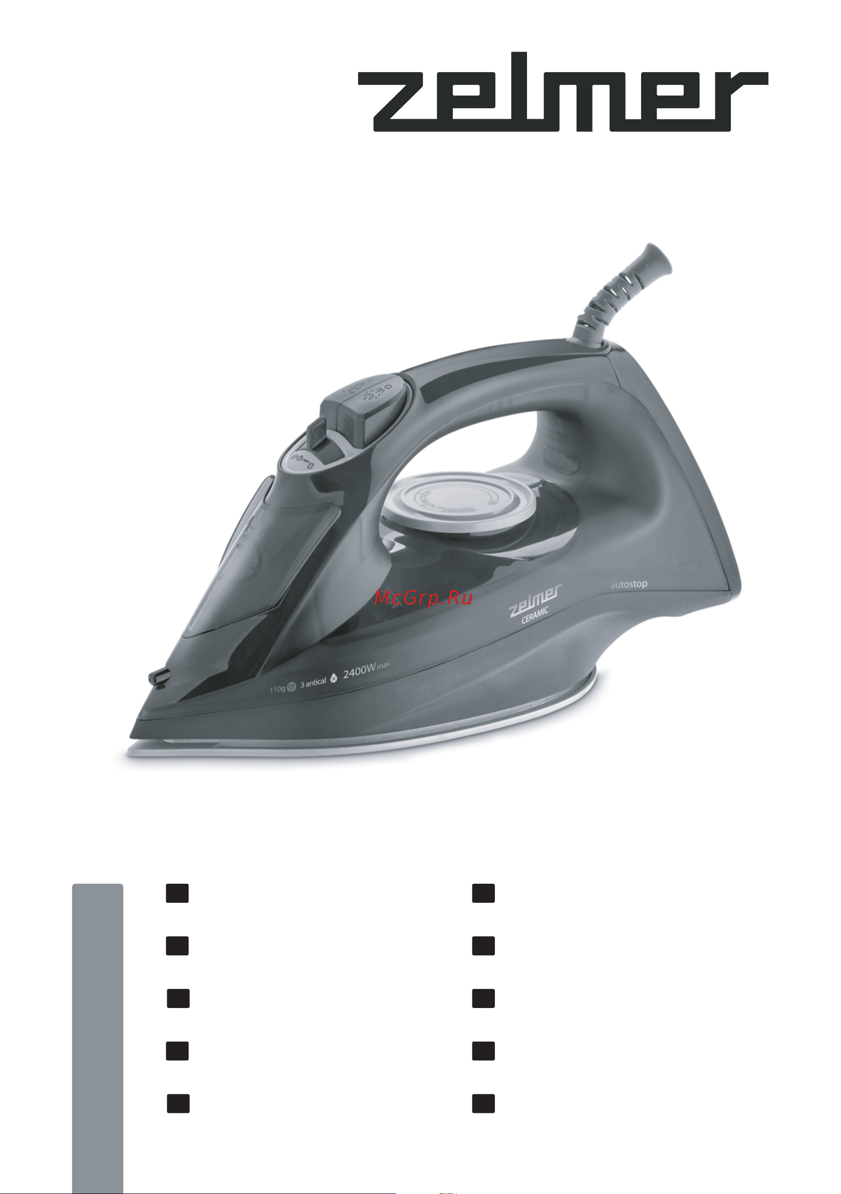 Zelmer ZIR1505 Инструкция по эксплуатации онлайн
