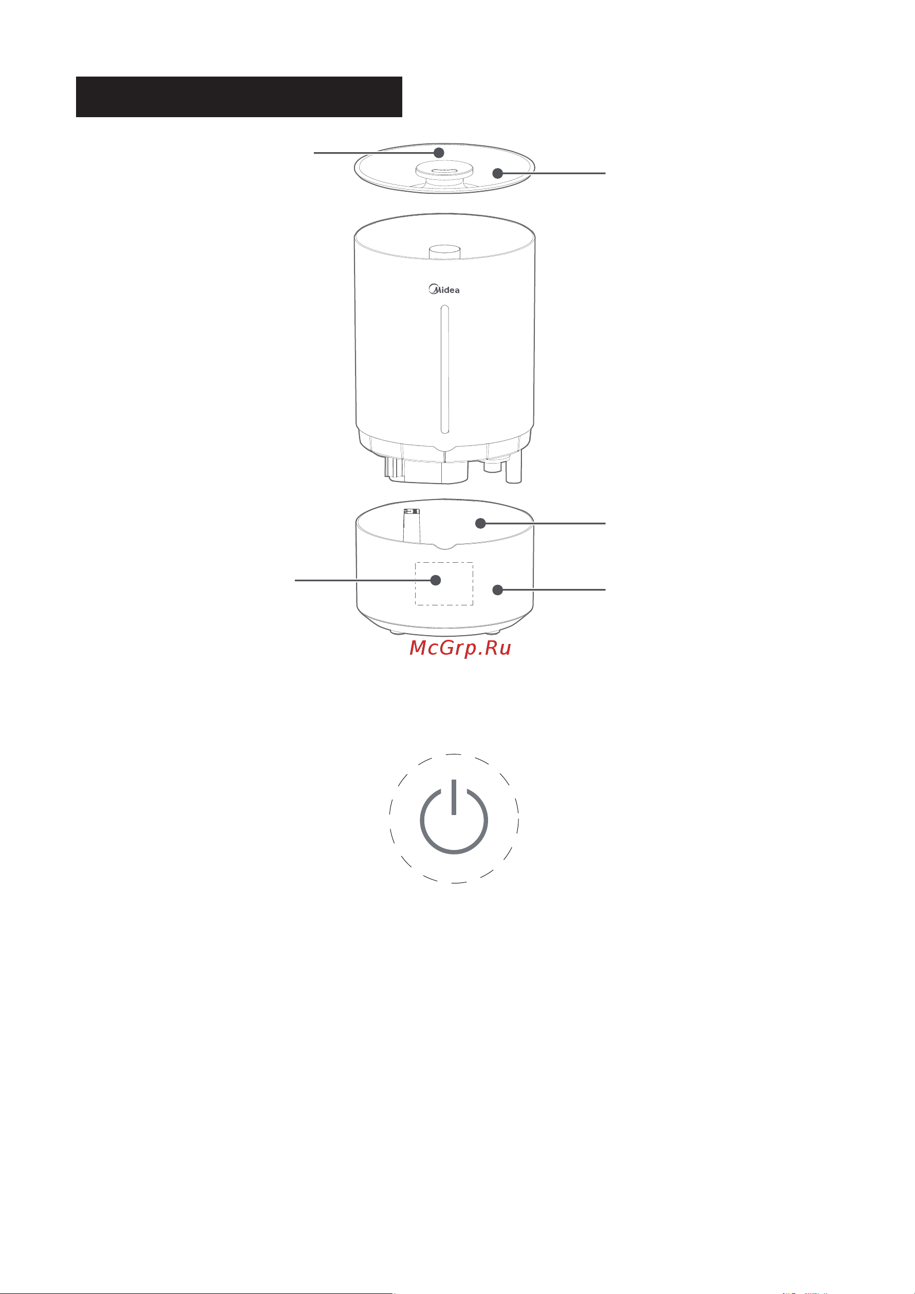 Midea MHU 3025BE [5/10] Описание прибора