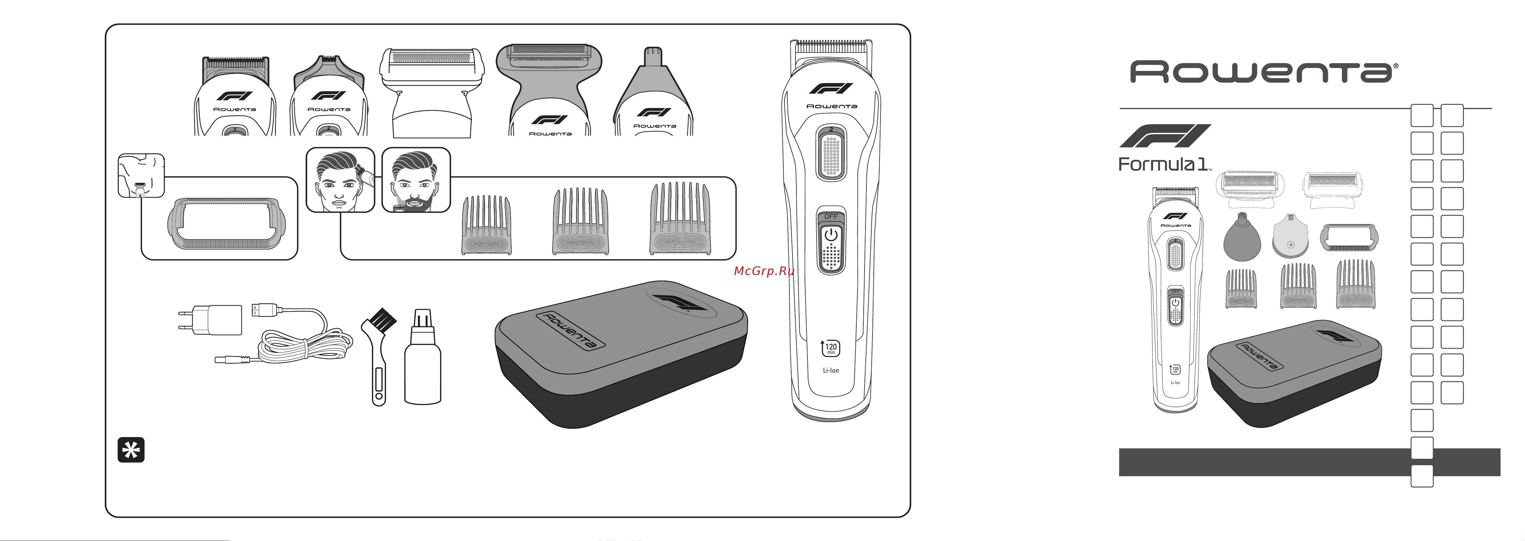Rowenta Formula 1® TN944MF0 [3/4] Multi trimmer