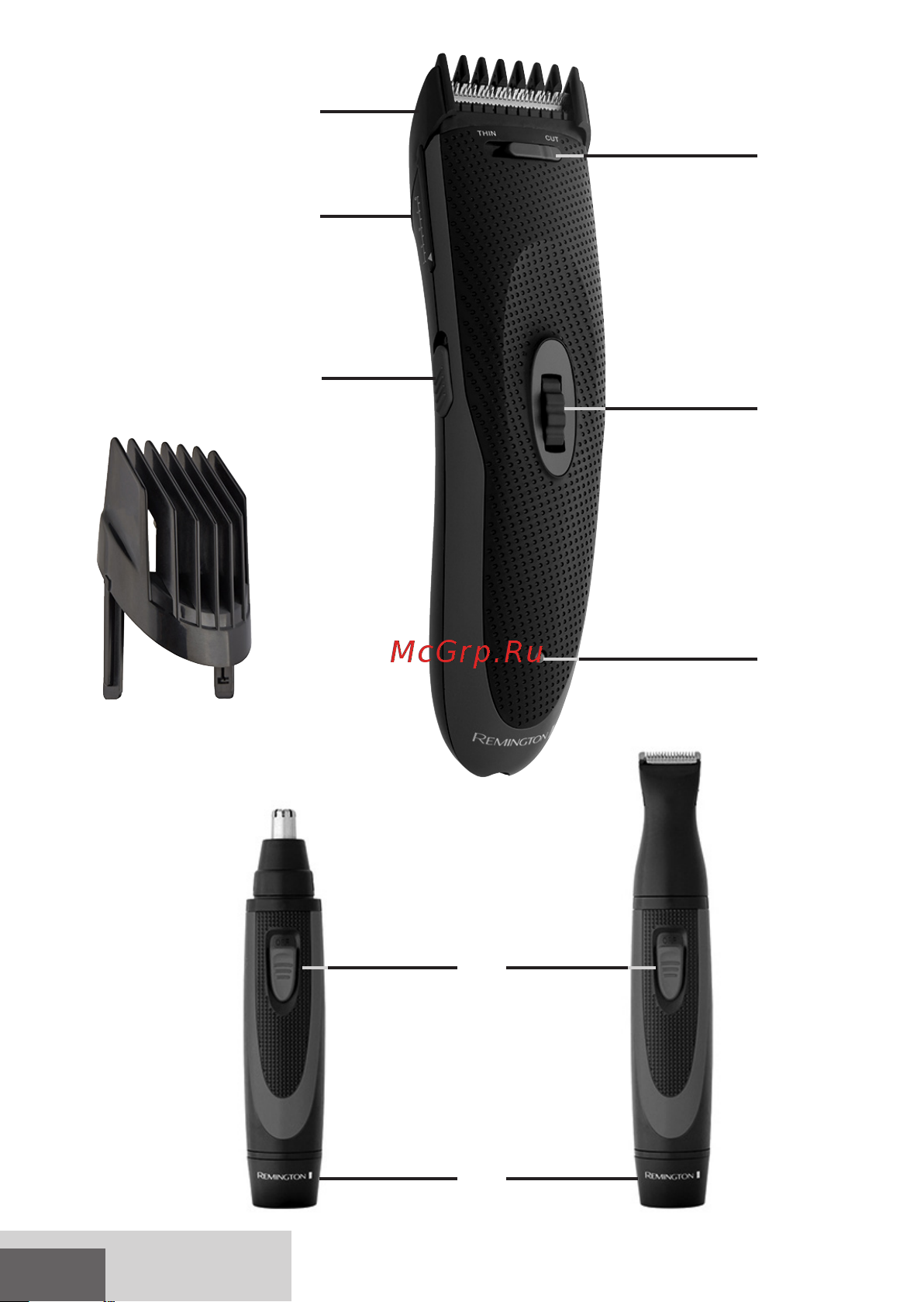 Remington HC910 Инструкция по эксплуатации онлайн [2/162] 647909