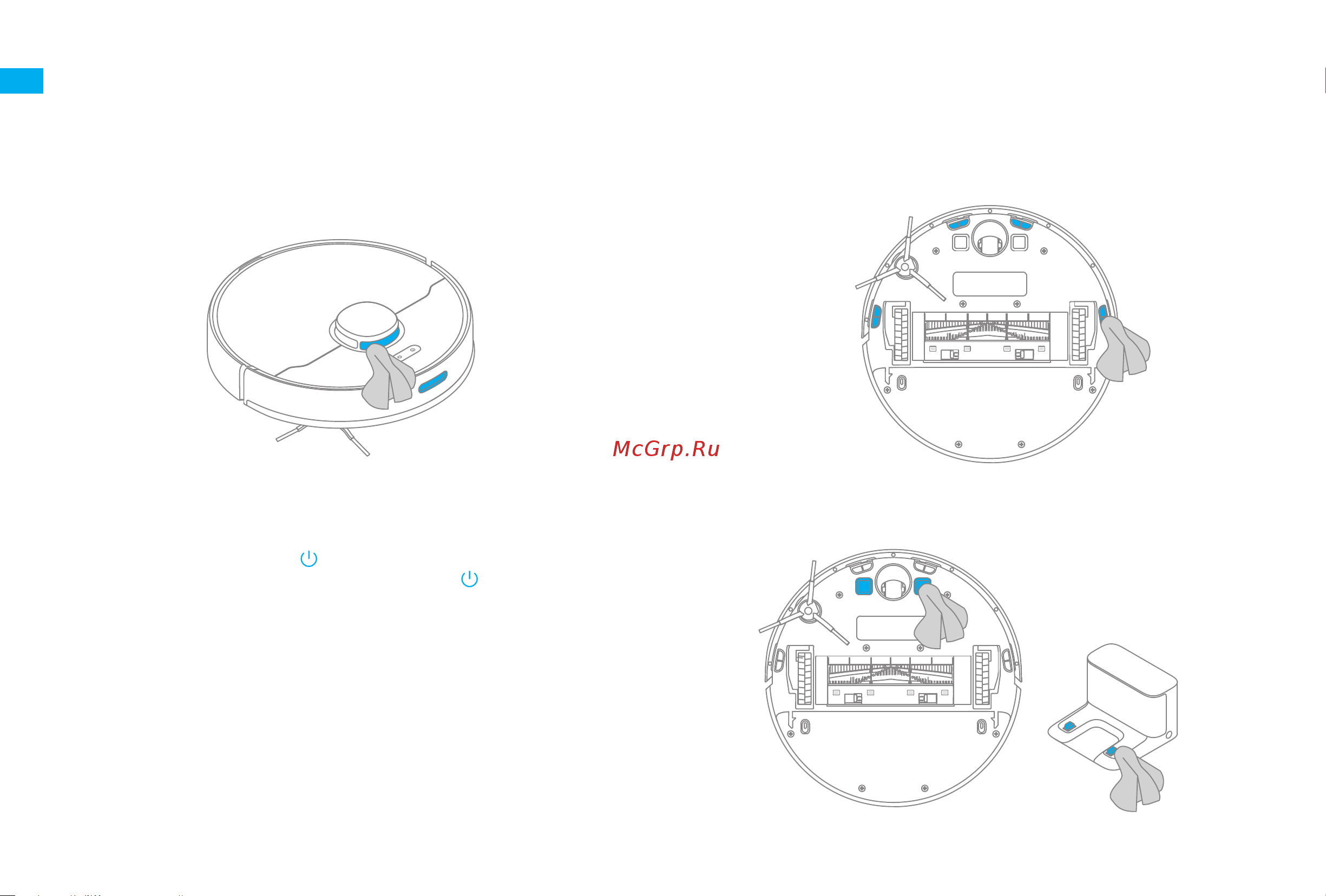 Dreame Bot Robot Vacuum and Mop D9 Max Black [154/175] Limpe o contacto de carregamento