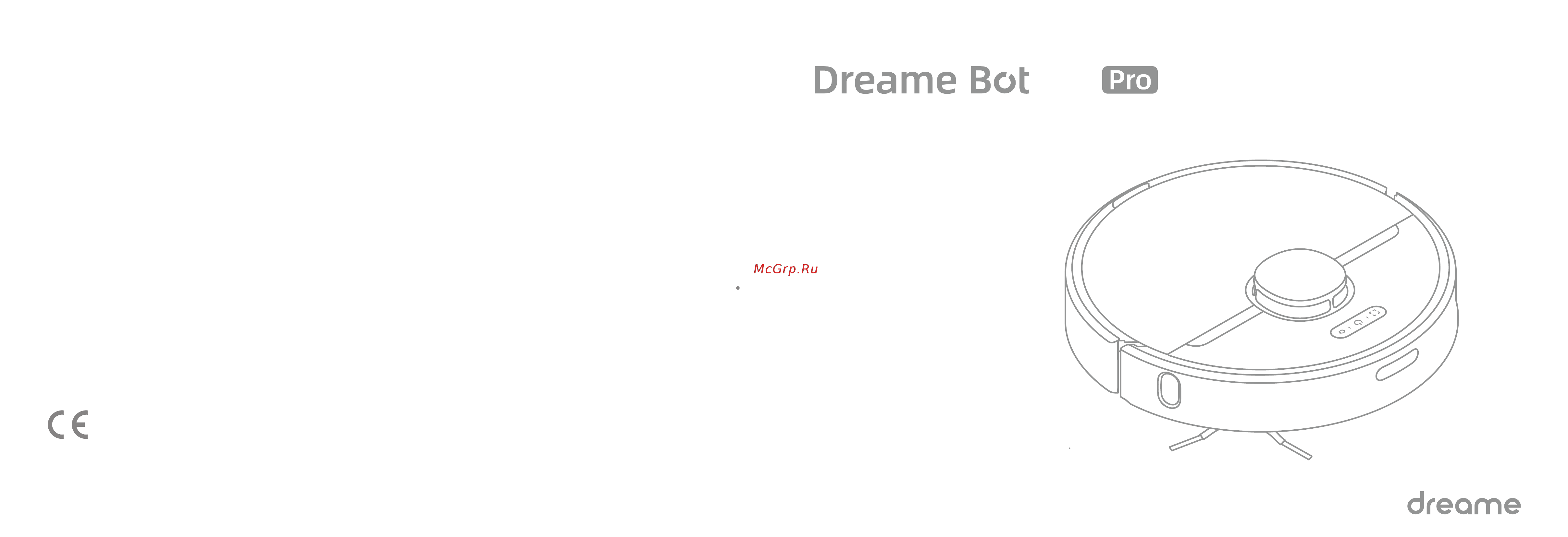 Dreame Bot Robot Vacuum and Mop D9 Pro Black [2/101] Robot vacuum and mop user manual
