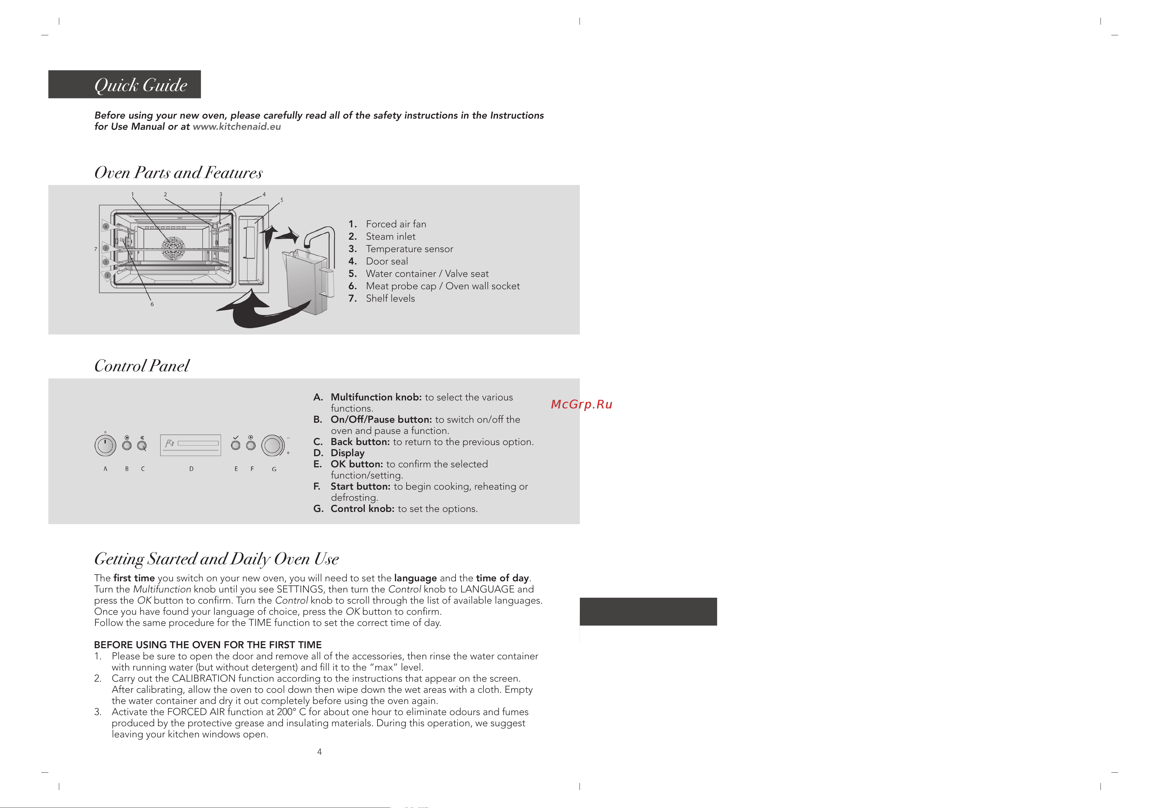 KitchenAid KOQCXB 45600 [4/22] Aksesuarlar