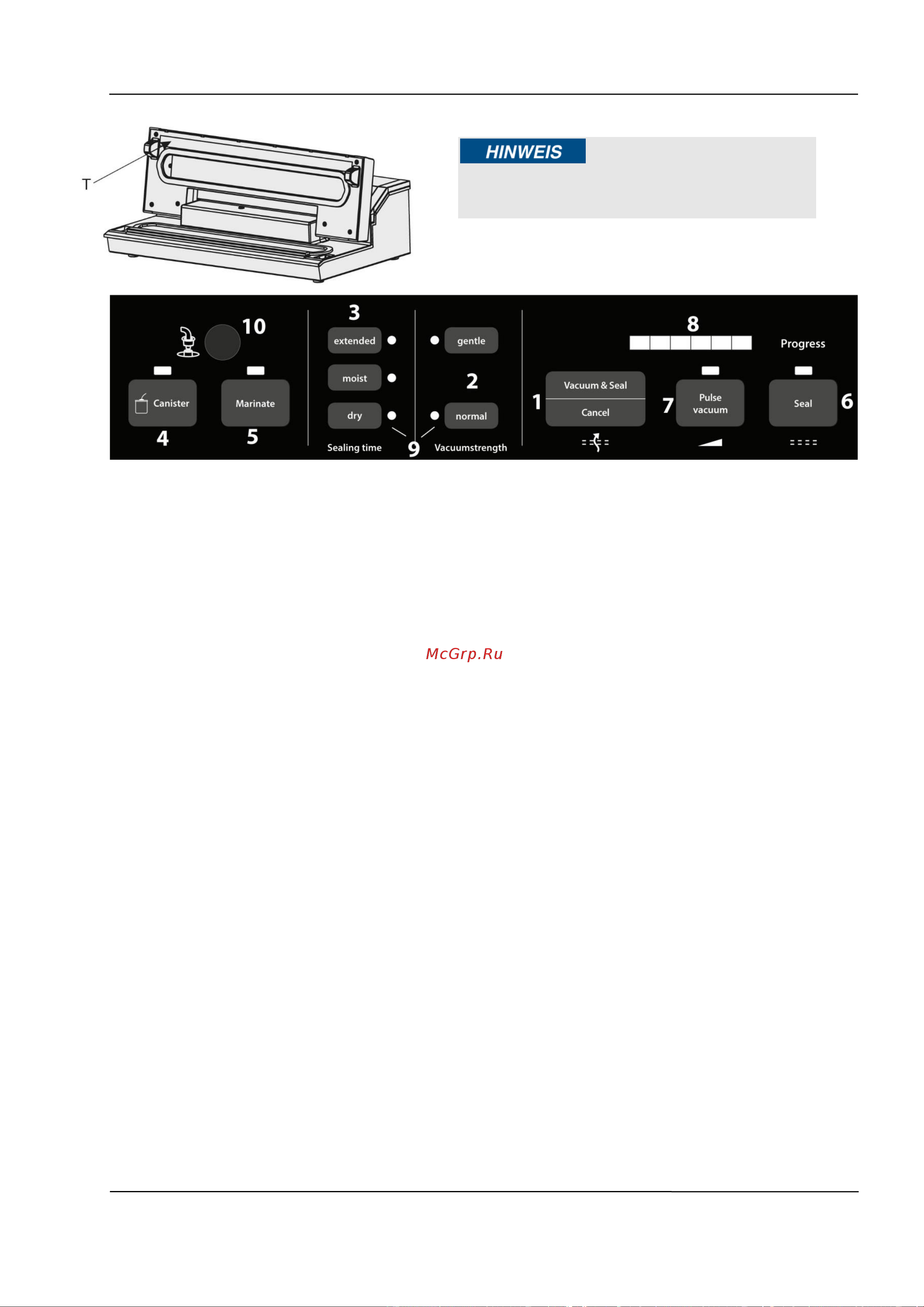 Caso FastVAC 4004 [14/24] Примечание