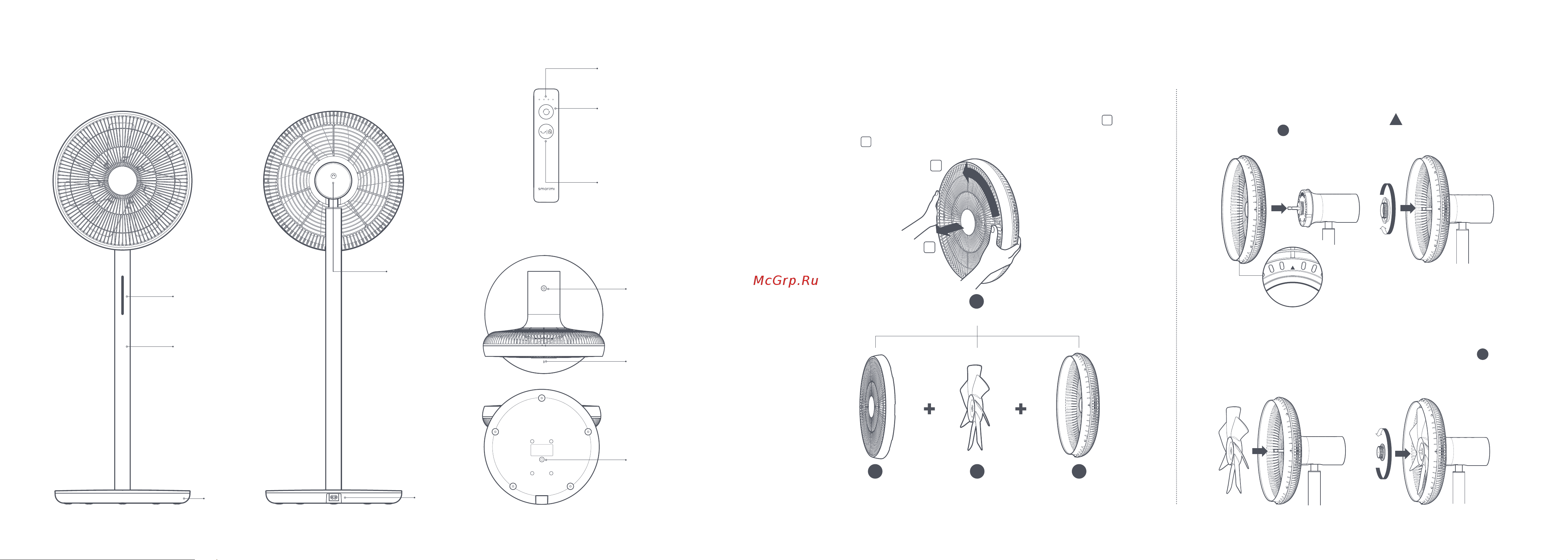 Smartmi Standing Fan 3 (ZLBPLDS05ZM) [10/32] Produktübersicht
