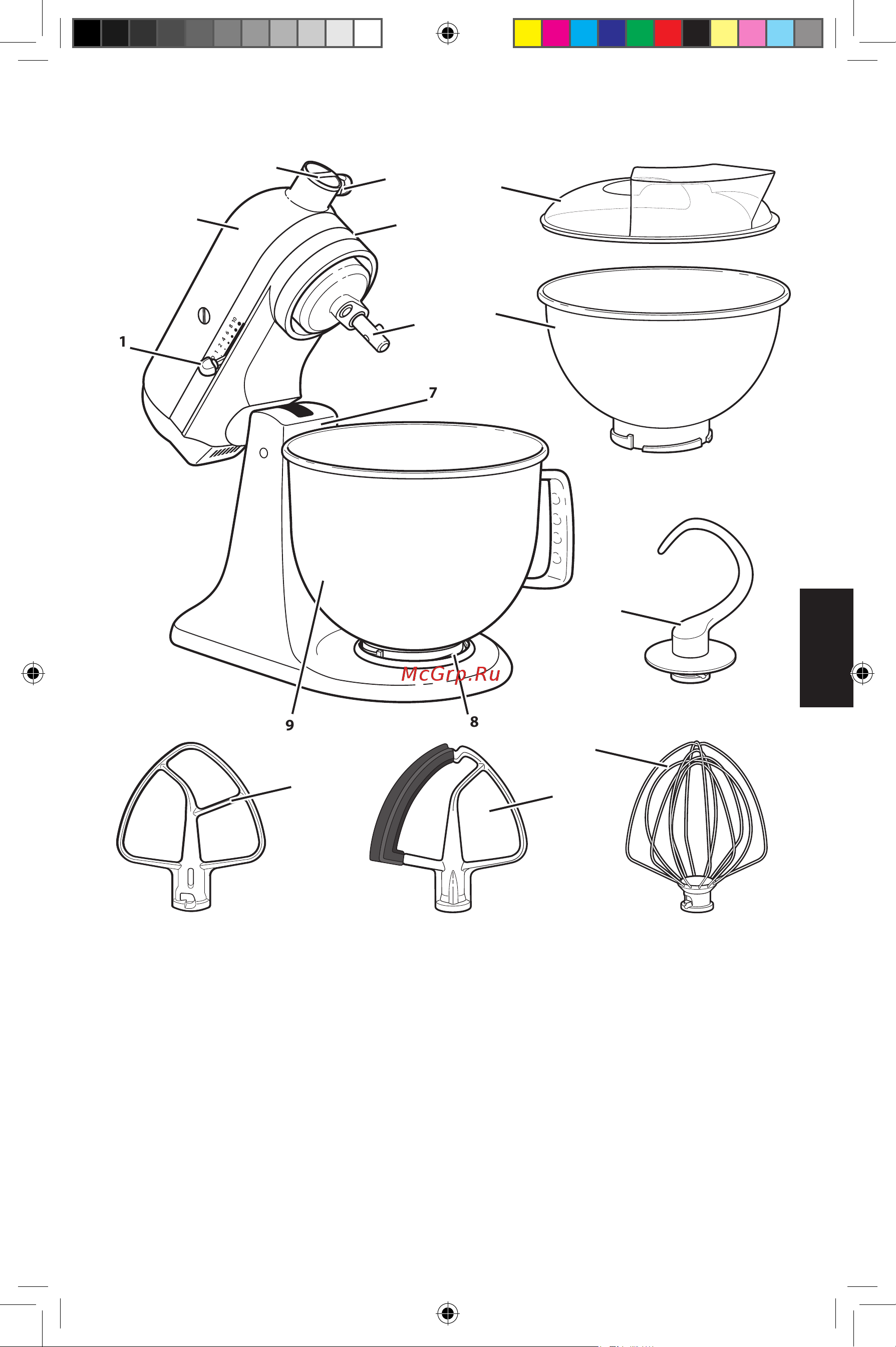 KitchenAid 5KSM175PSEDR Инструкция по эксплуатации онлайн