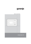 Gorenje BMX201AG1BG Инструкция по эксплуатации
