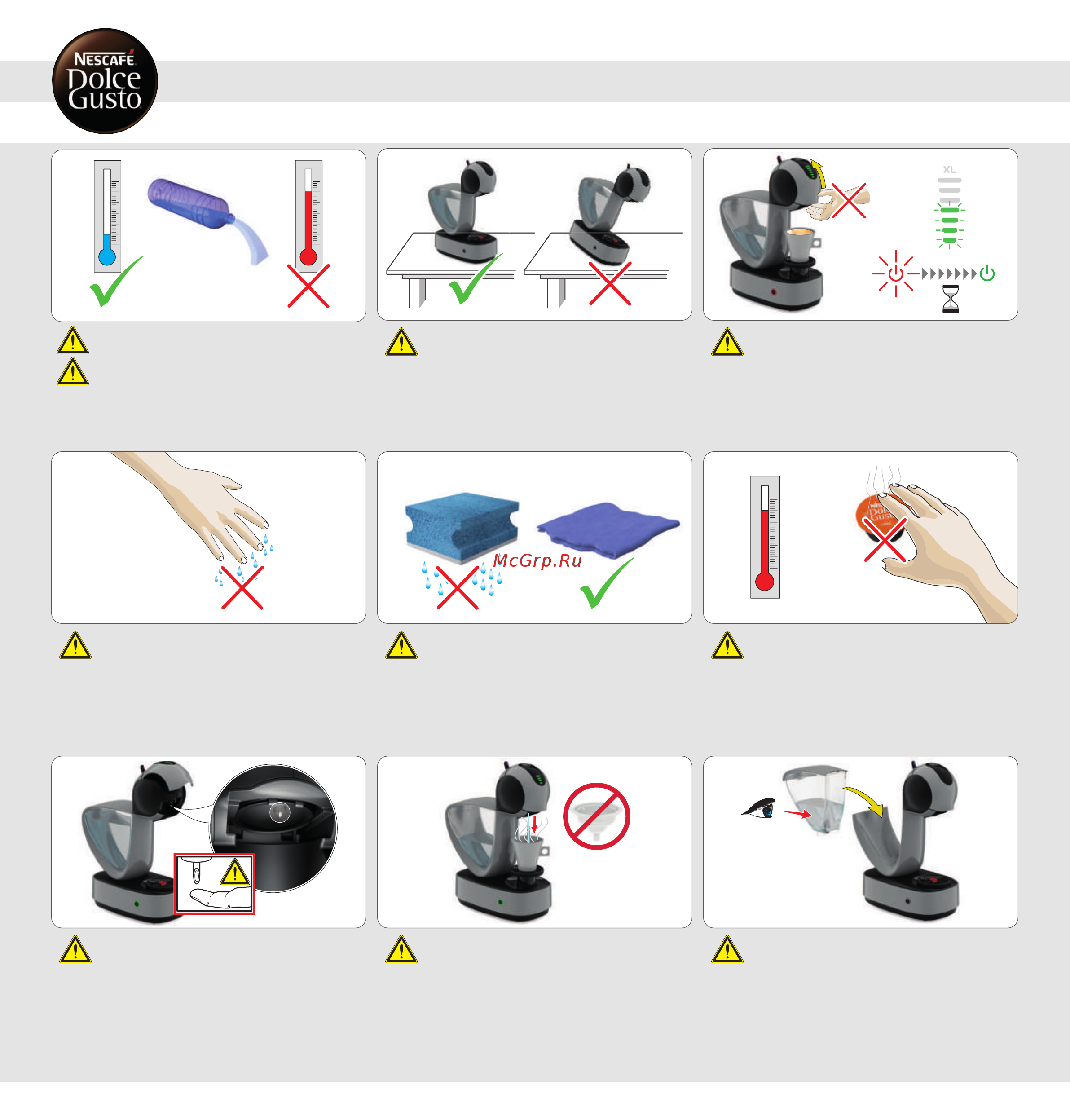 Krups KP270810 [8/20] Recommendations for safe use