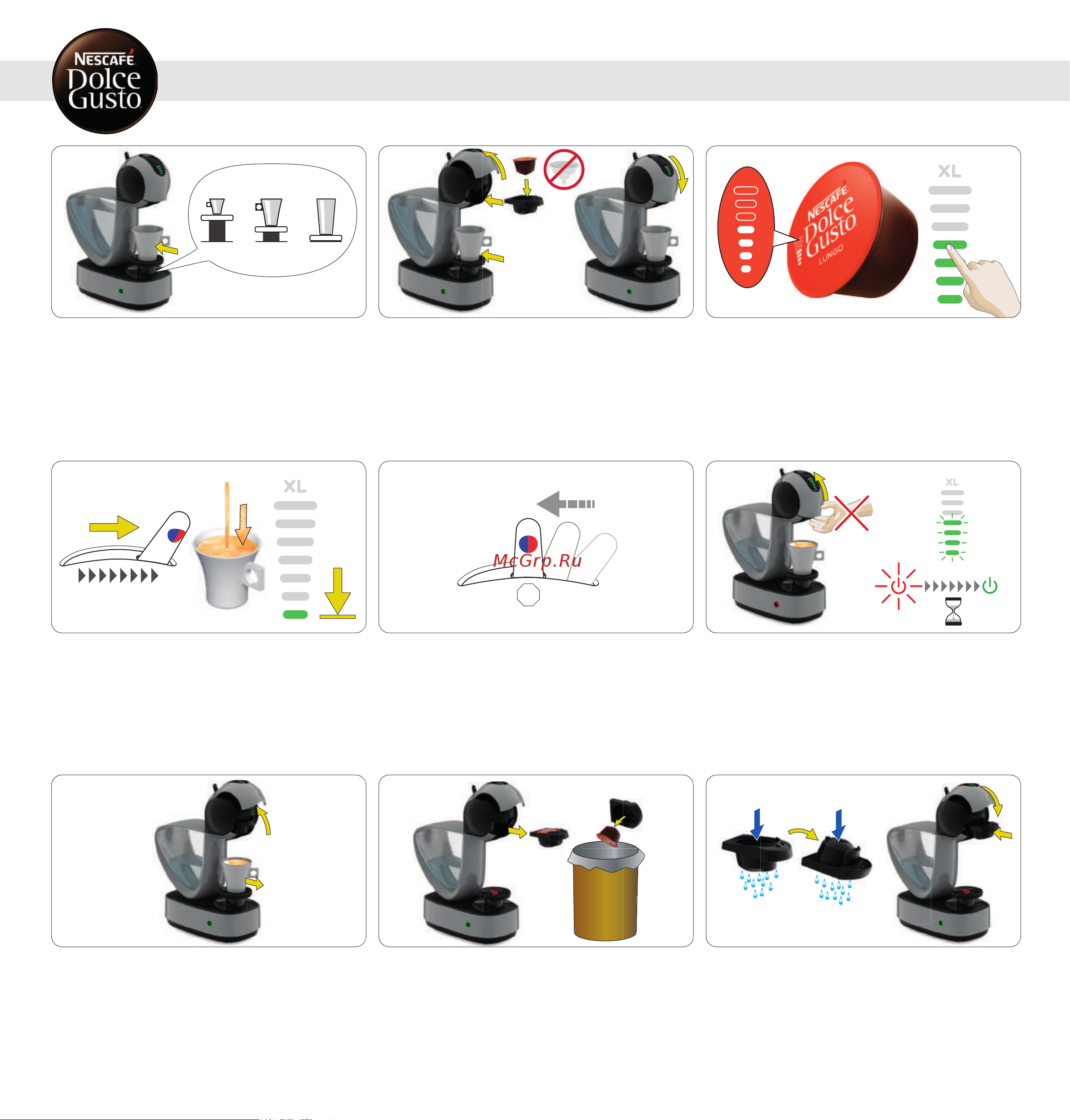 Krups KP270A10 [10/20] One capsule e g lungo