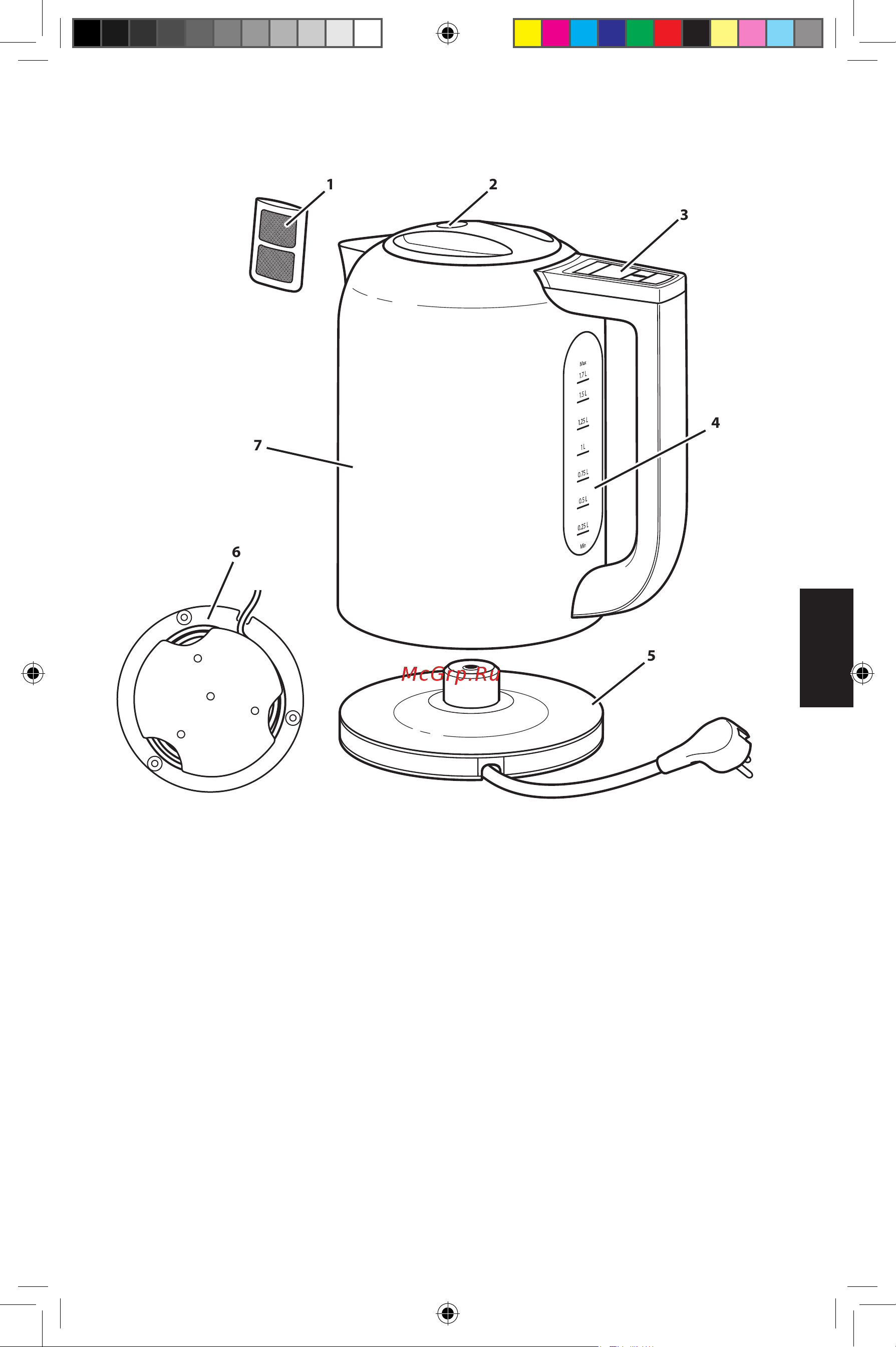 KitchenAid 5KEK1722EPT [2/14] Части и их характеристики