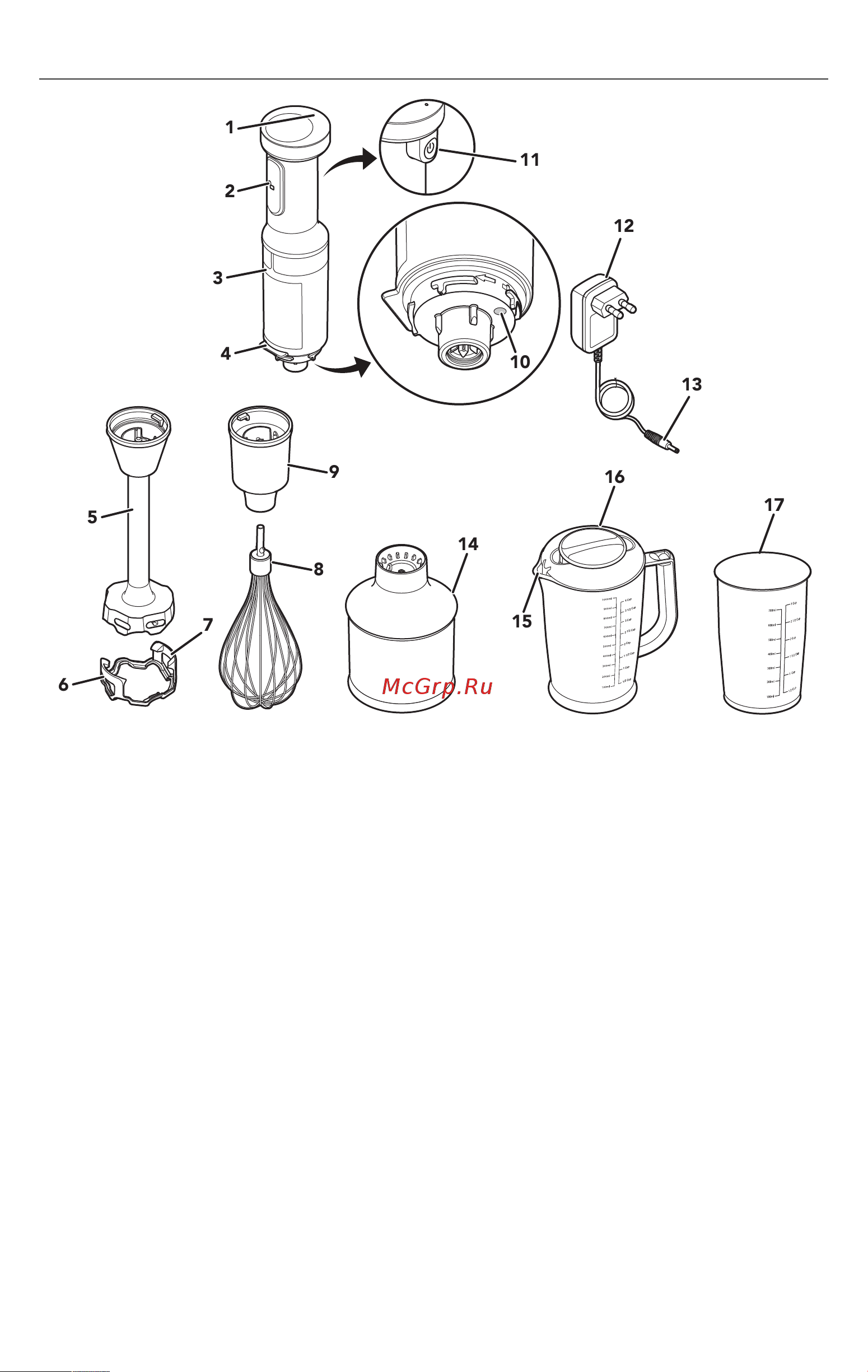 KitchenAid 5KHBBV83ECA [2/16] Parts and features_hb_pg_w11444553a