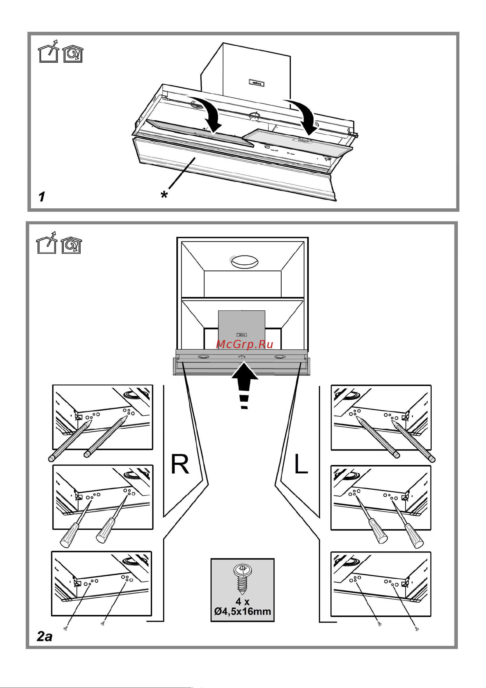 Elica BOXIN LX/BL MAT/A/60 Инструкция по эксплуатации онлайн [7/128] 648742