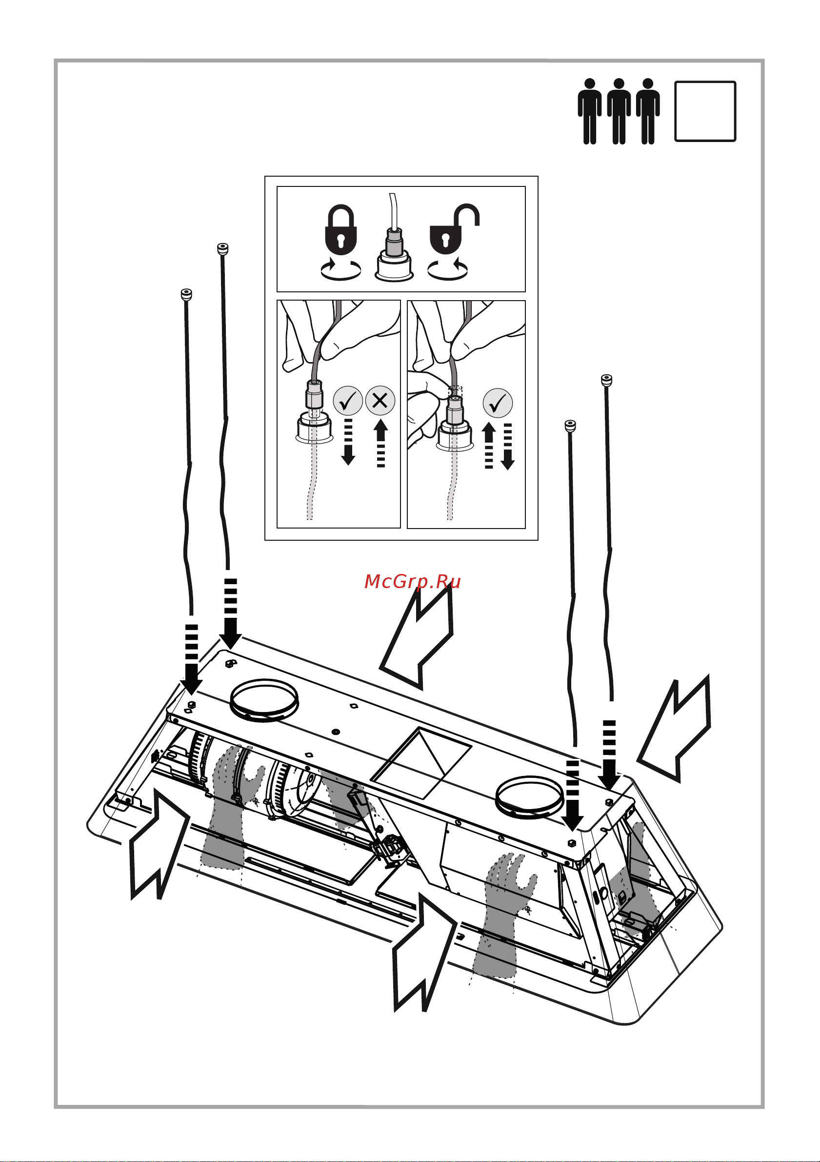 Elica IKONA MAXXI PURE BL MAT/F/120 Инструкция по эксплуатации онлайн [18/208] 648765