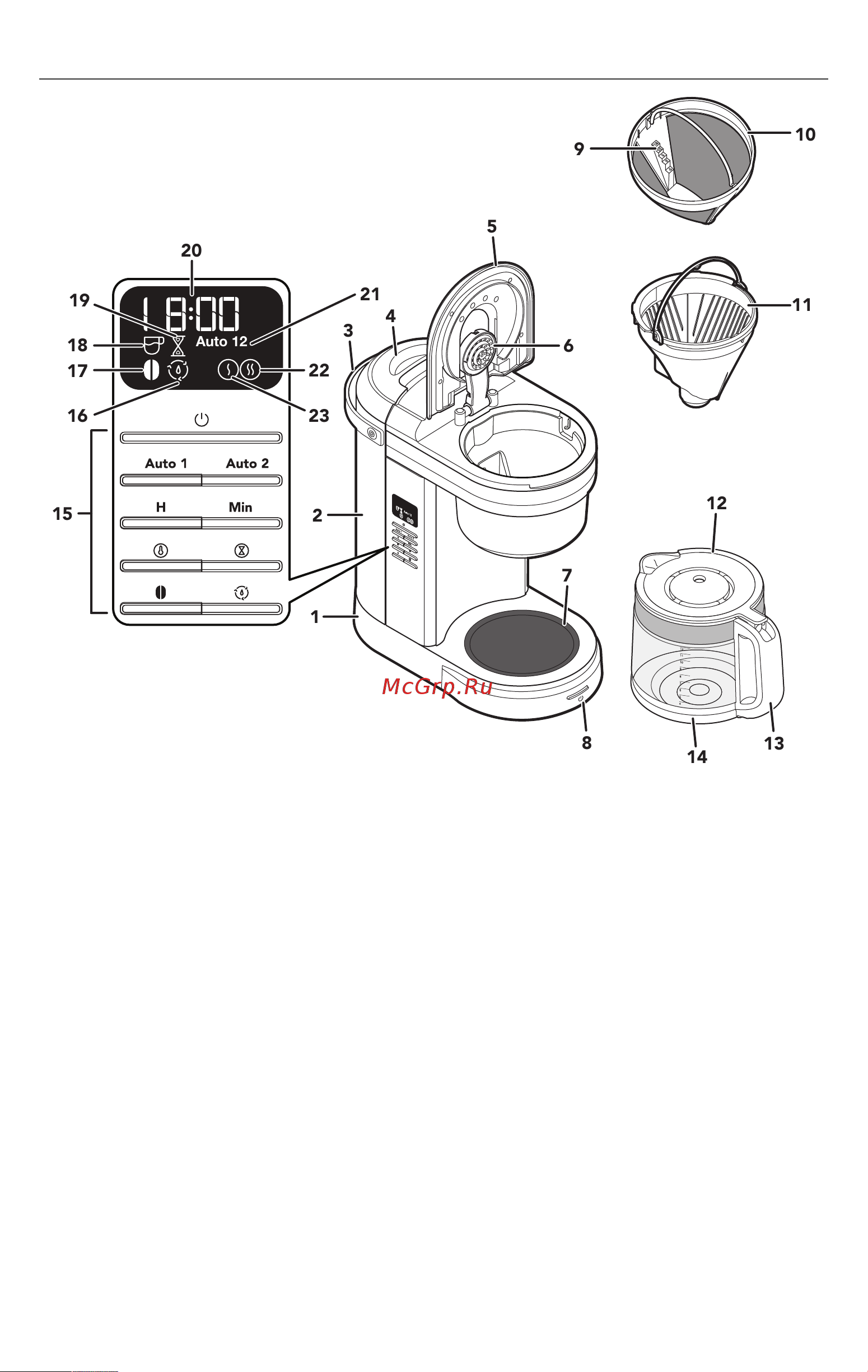 KitchenAid 5KCM1209EER [2/19] Parts and features_cm_pg_w11501546a