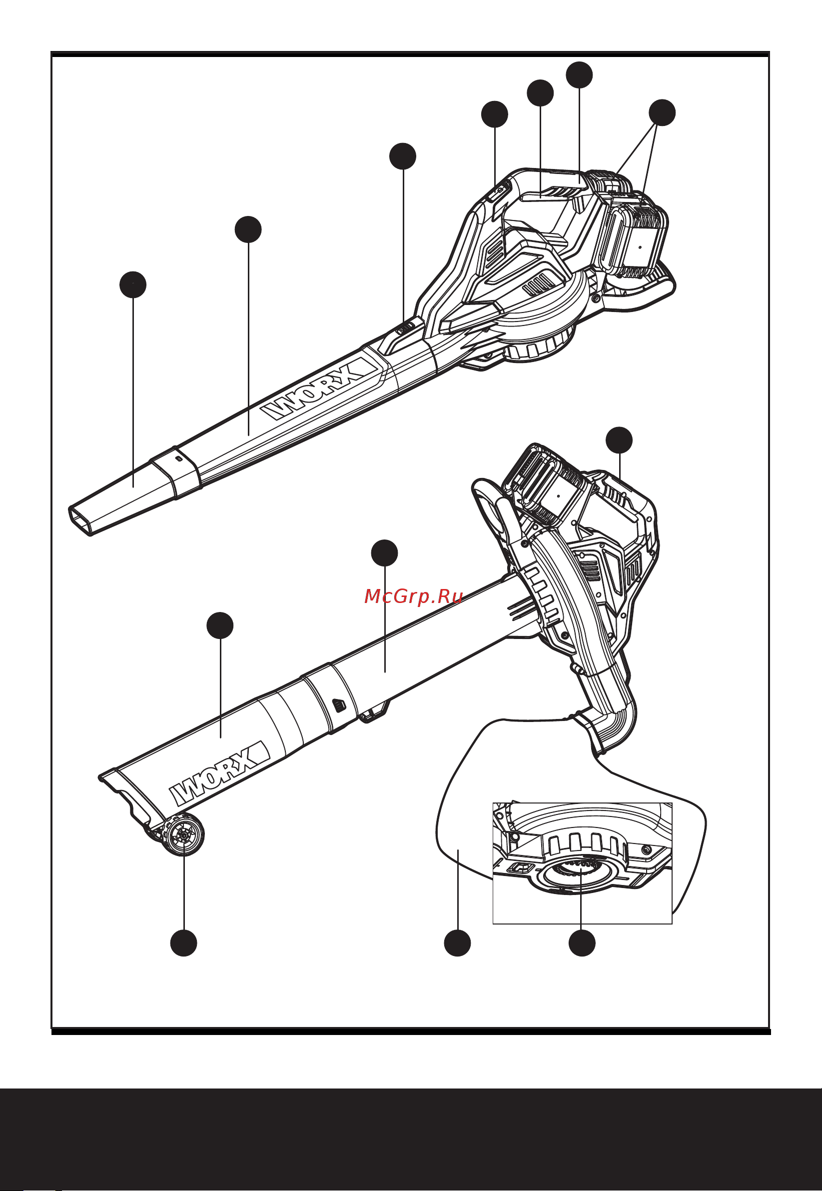 Worx WG583E.9 Инструкция по эксплуатации онлайн [2/15] 648944