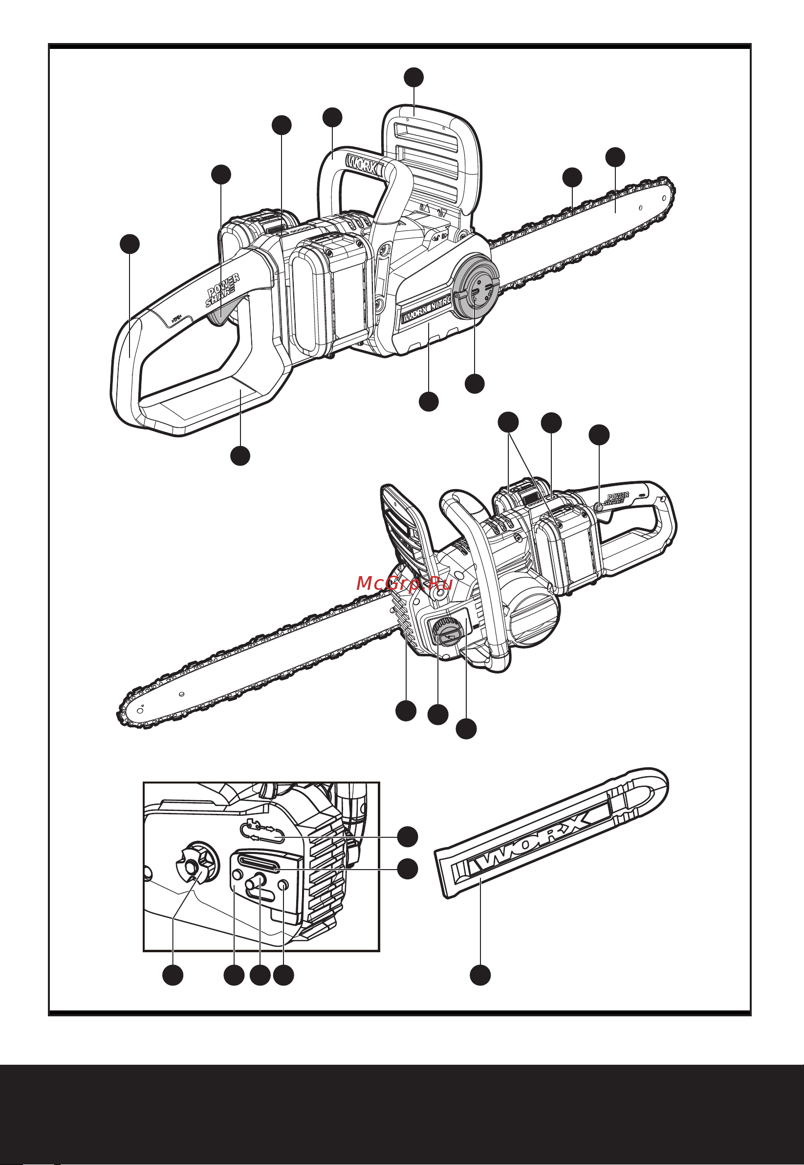 Worx WG385E Инструкция по эксплуатации онлайн [2/21] 648946
