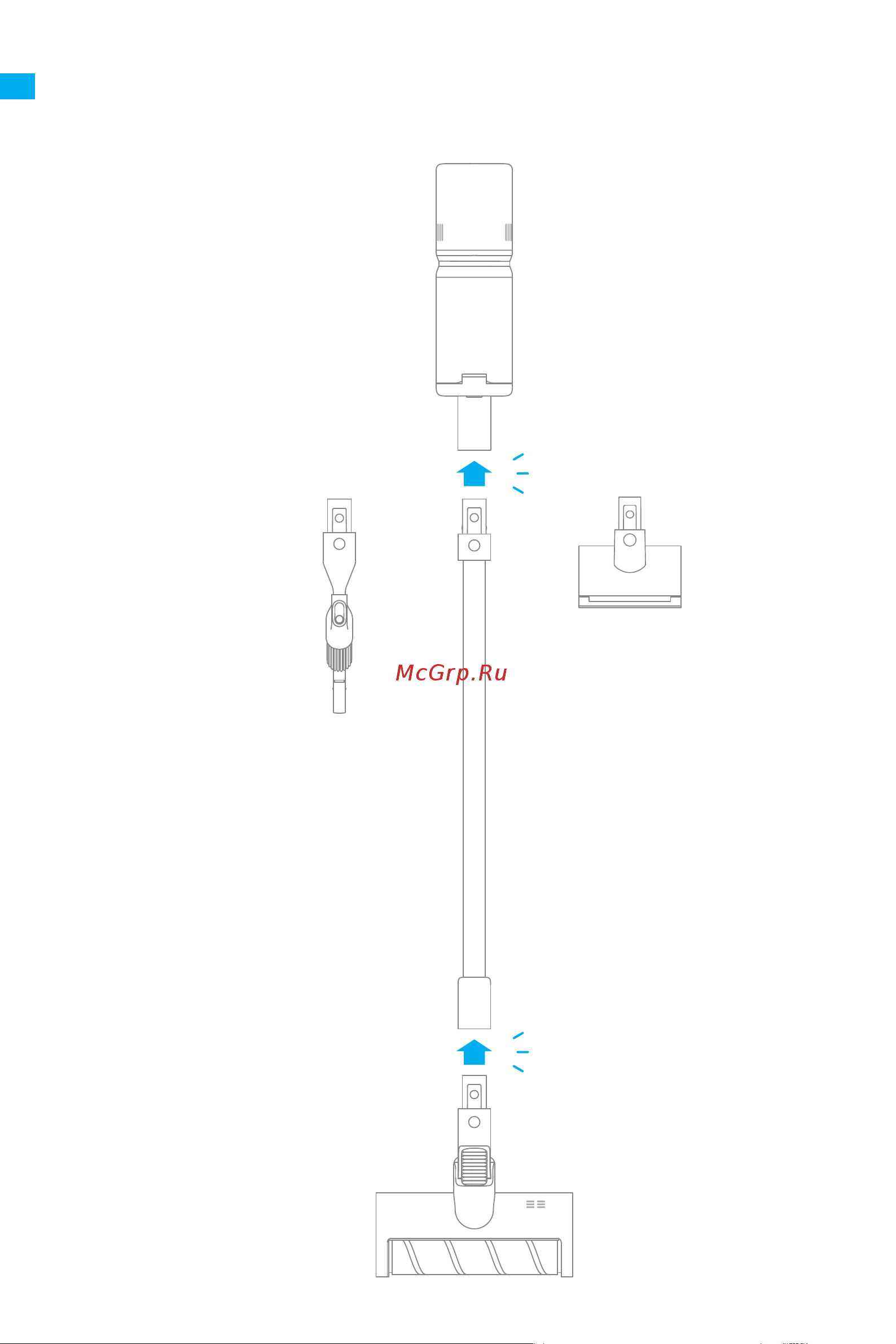 Dreame Cordless Stick Vacuum P10 Pro White [10/45] Установка