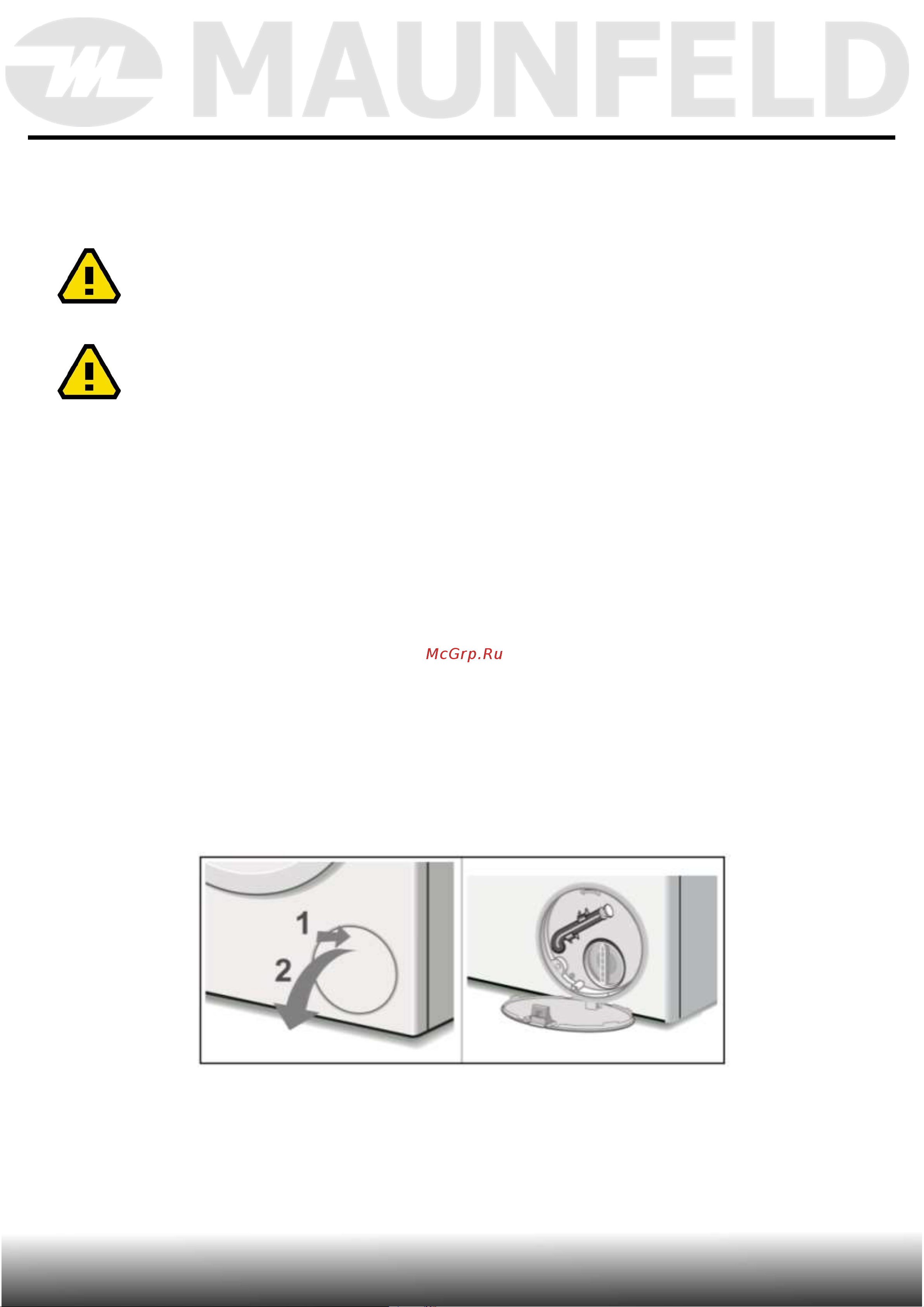 Maunfeld MFWM1410WH02 [52/64] Уход и обслуживание