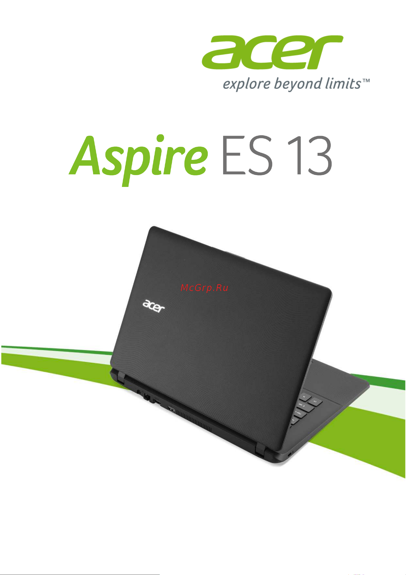 Acer Aspire ES1-331 Инструкция по эксплуатации онлайн