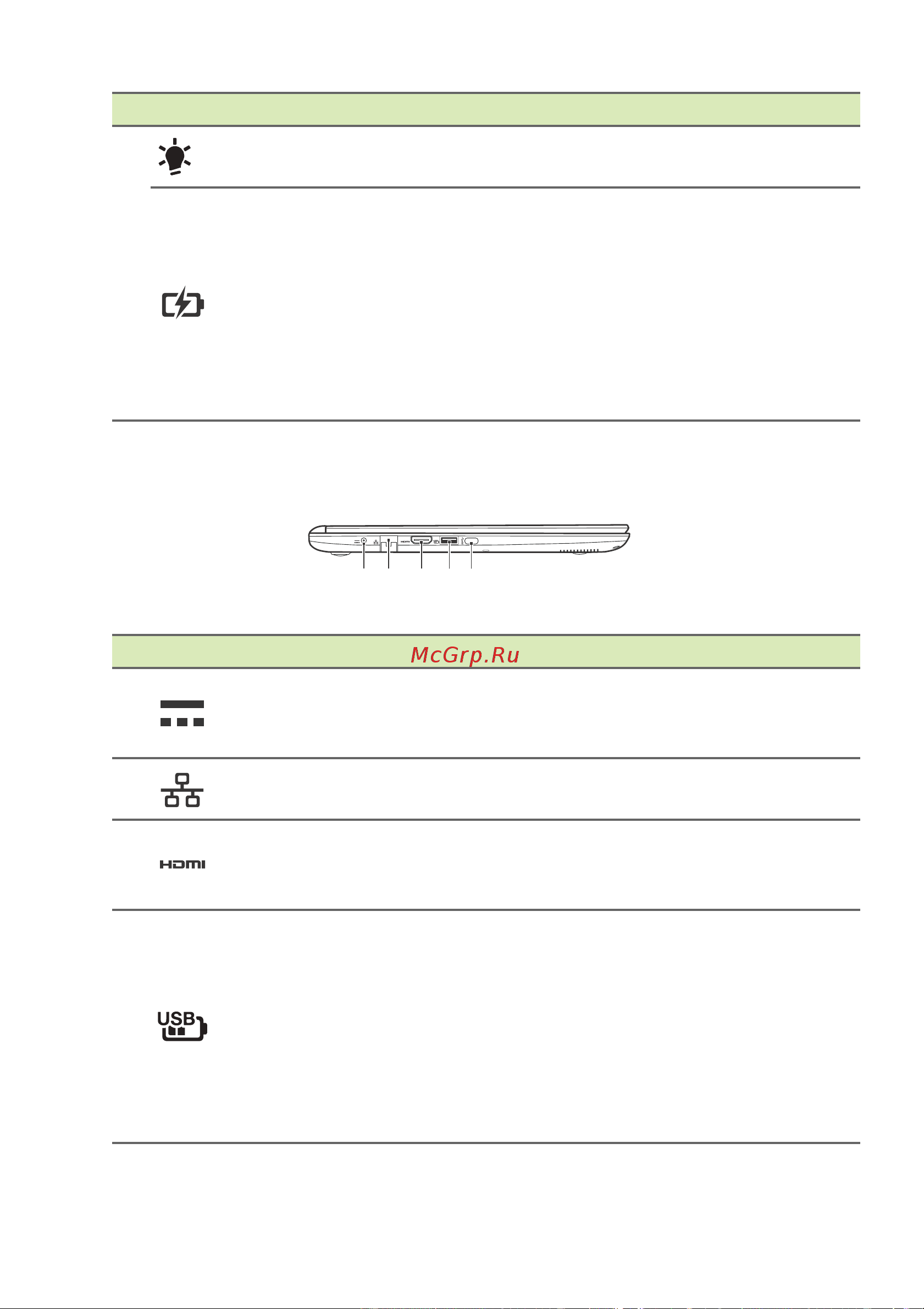 Acer TravelMate TMP238-M-31TQ [12/93] Вид слева