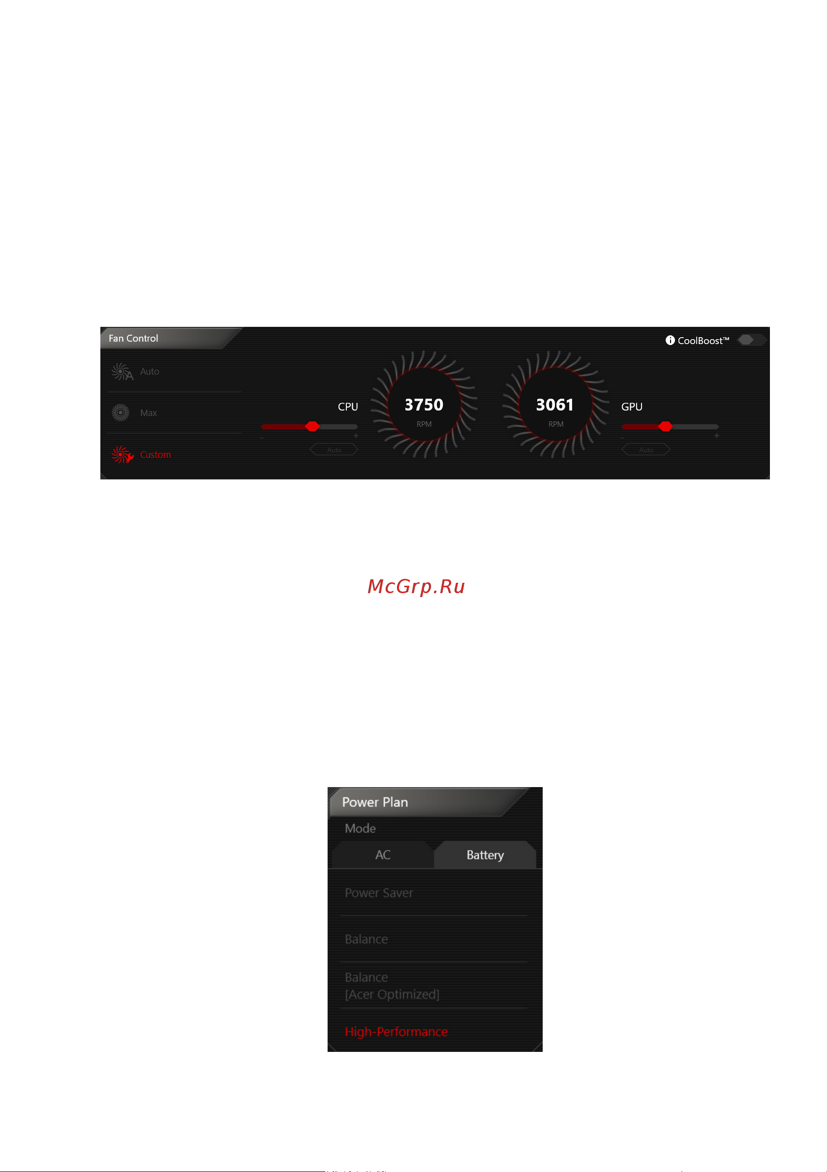 Acer Nitro 5 AN515-54-56CS NH.Q59ER.02U [41/92] Управление вентилятором